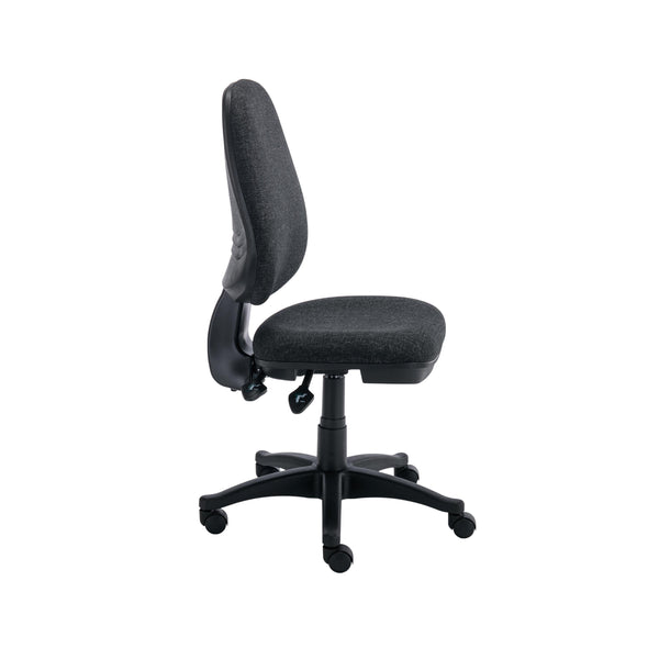 Polaris Nesta Operator Chair 2 Lever Upholstered 590x555x1090mm Charcoal Kf77948