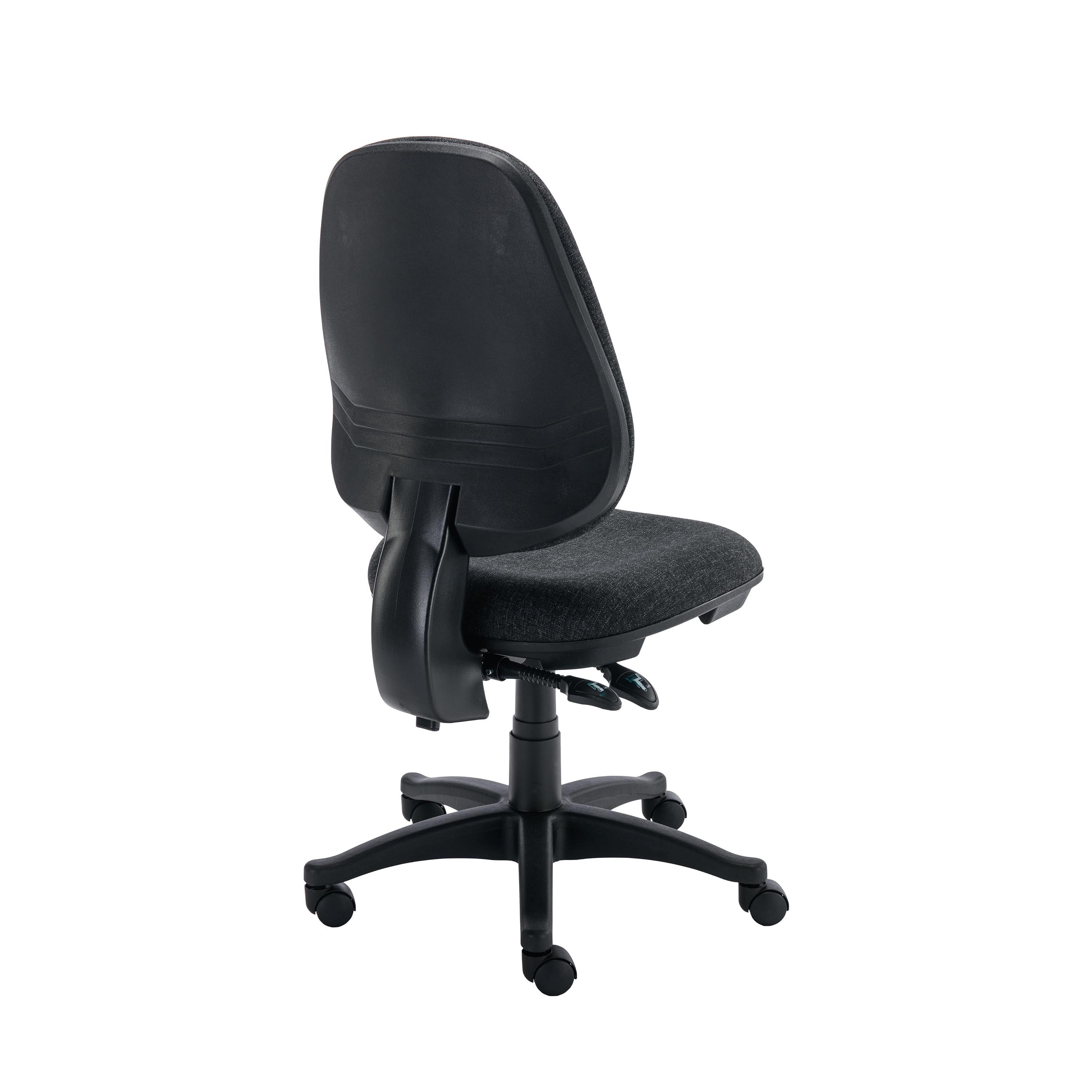 Polaris Nesta Operator Chair 2 Lever Upholstered 590x555x1090mm Charcoal Kf77948