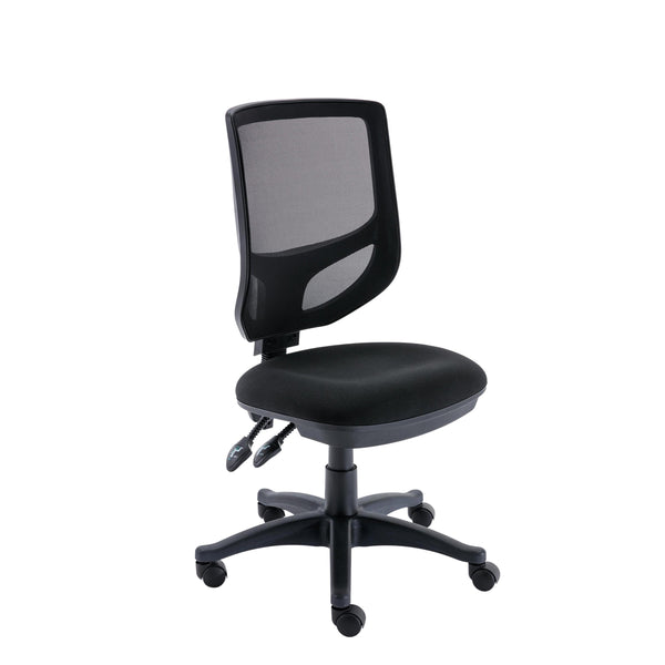 Polaris Nesta Mesh Back Operator Chair 2 Lever 590x900x1050mm Black Kf77950