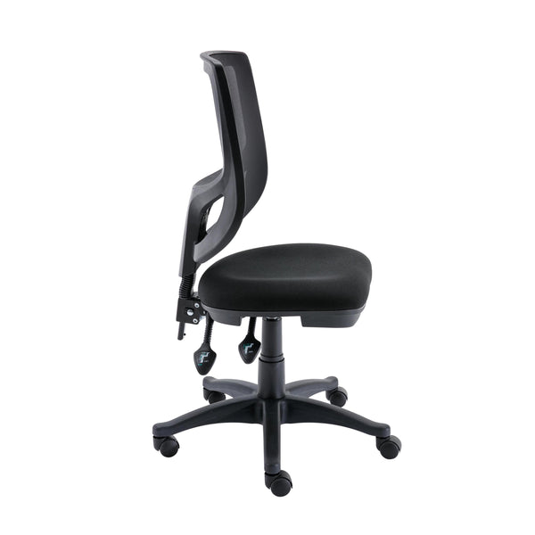 Polaris Nesta Mesh Back Operator Chair 2 Lever 590x900x1050mm Black Kf77950