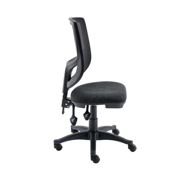 Polaris Nesta Mesh Back Operator Chair 2 Lever 590x900x1050mm Charcoal Kf77951