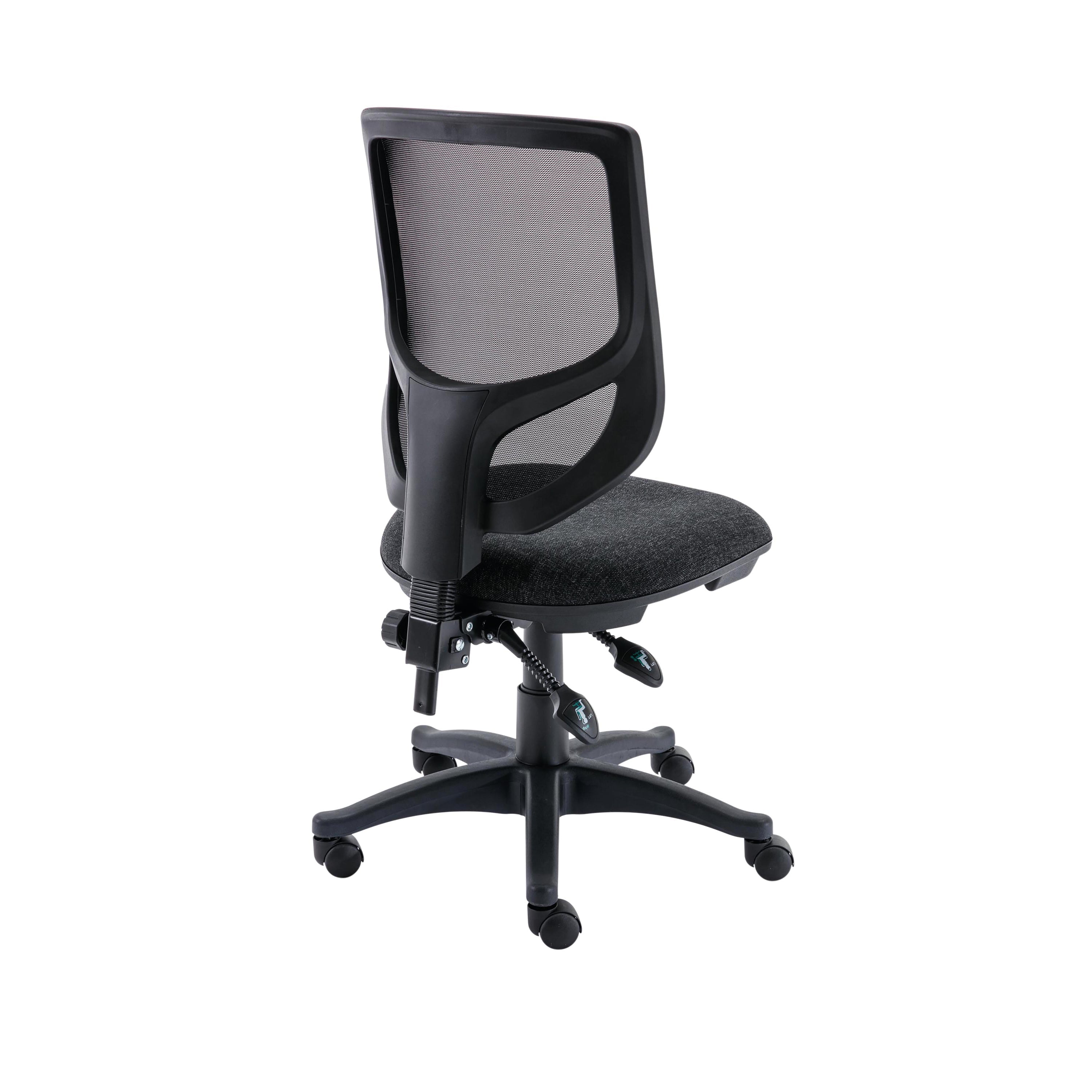 Polaris Nesta Mesh Back Operator Chair 2 Lever 590x900x1050mm Charcoal Kf77951