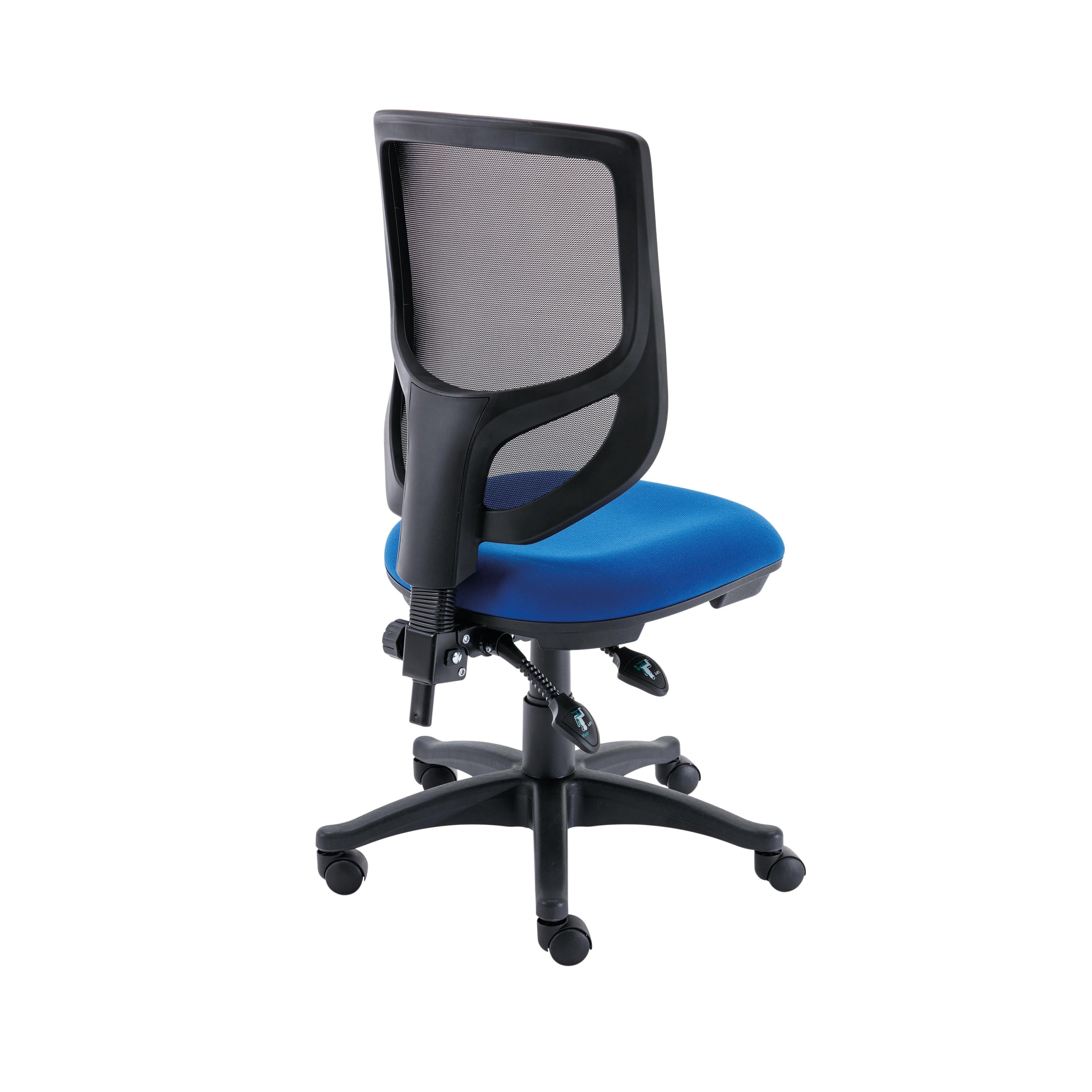Polaris Nesta Mesh Back Operator Chair 2 Lever 590x900x1050mm Royal Blue Kf77952