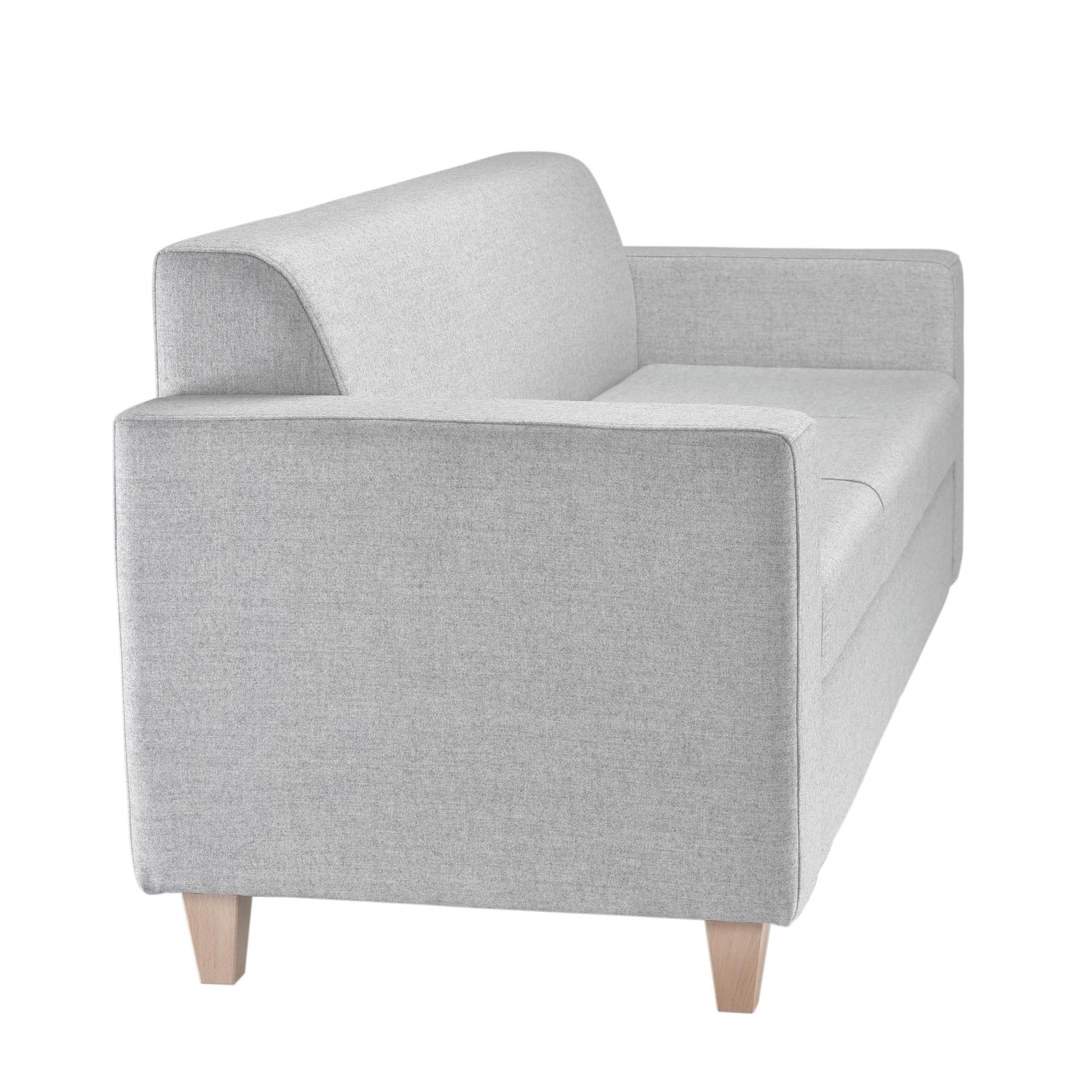 Jemini Iceberg 3 Seater Sofa 1930x750x800mm With Wooden Feet Fabric Band 1 Kf78027