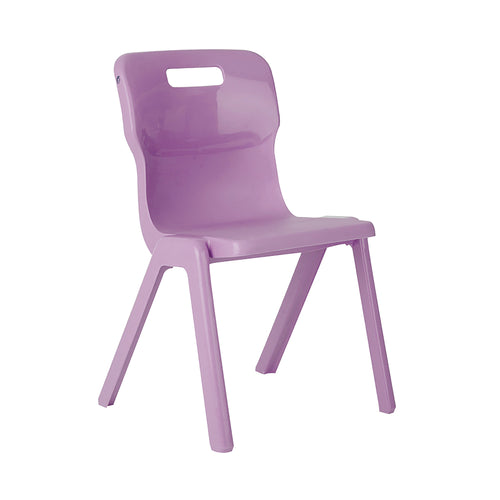 Titan One Piece Classroom Chair 480x486x799mm Purple Kf78522