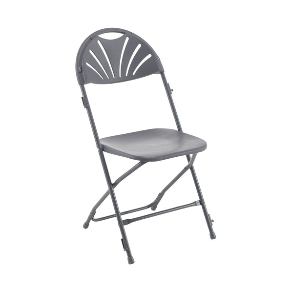 Titan Folding Chair 445 x 460 x 870 mm Charcoal – (Pack of 1)