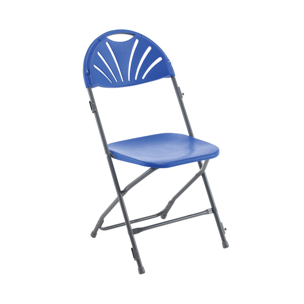 Titan Folding Chair 445 x 460 x 870 mm Blue – (Pack of 1)