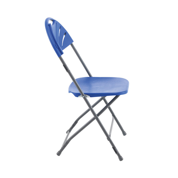 Titan Folding Chair 445 x 460 x 870 mm Blue – (Pack of 1)