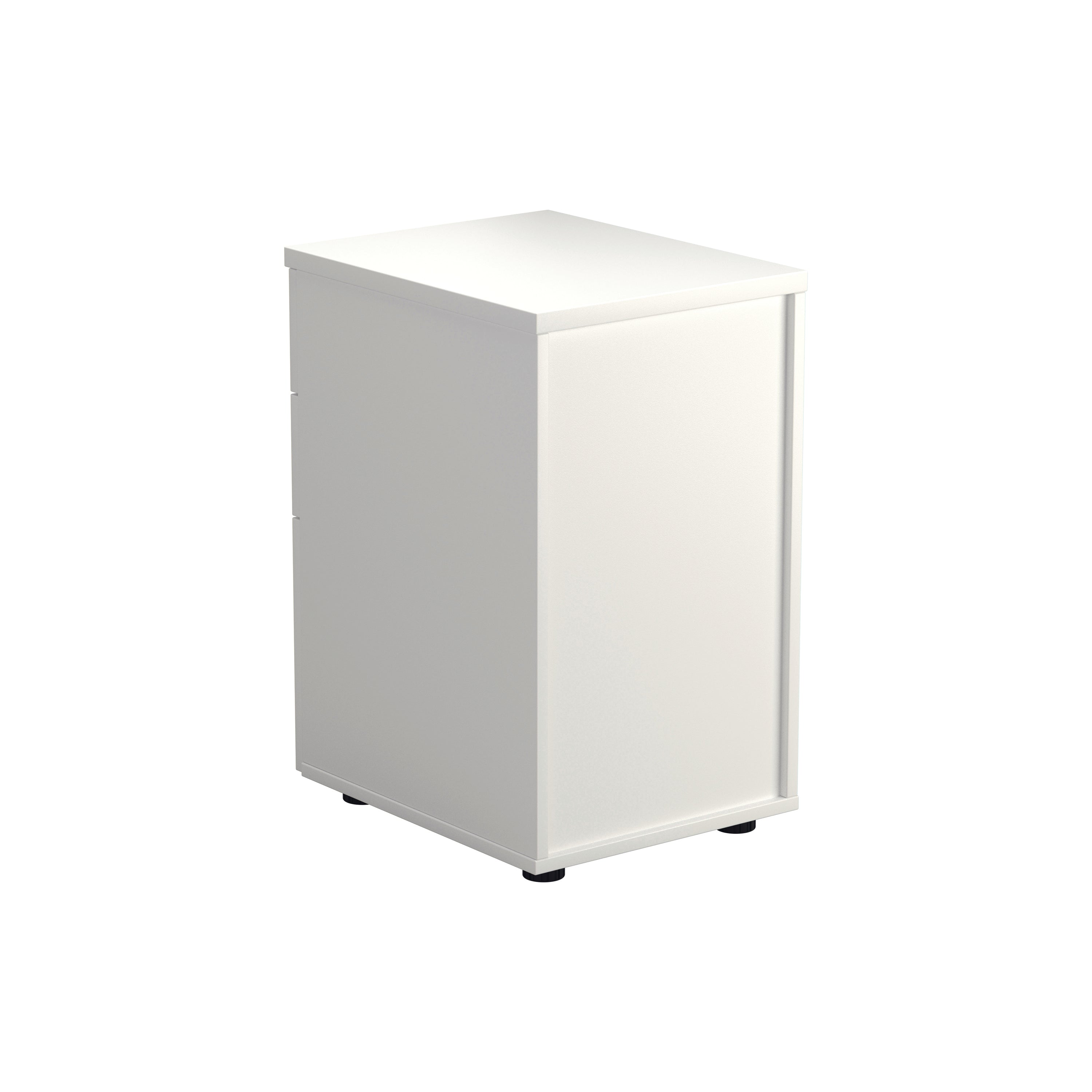Jemini 3 Drawer Under Desk Pedestal 404x500x690mm White Kf78664