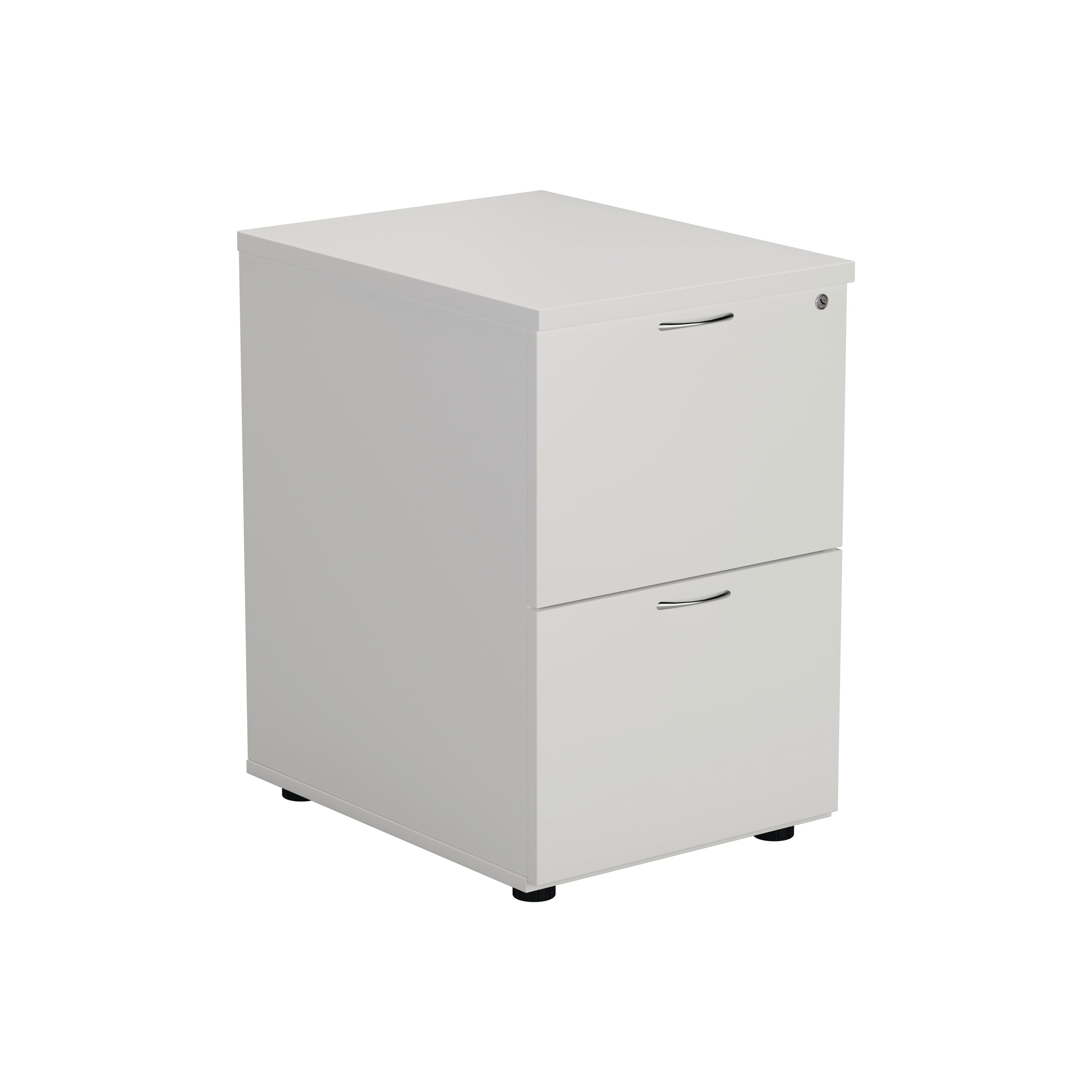 Jemini 2 Drawer Filing Cabinet 464x600x710mm White Kf78666