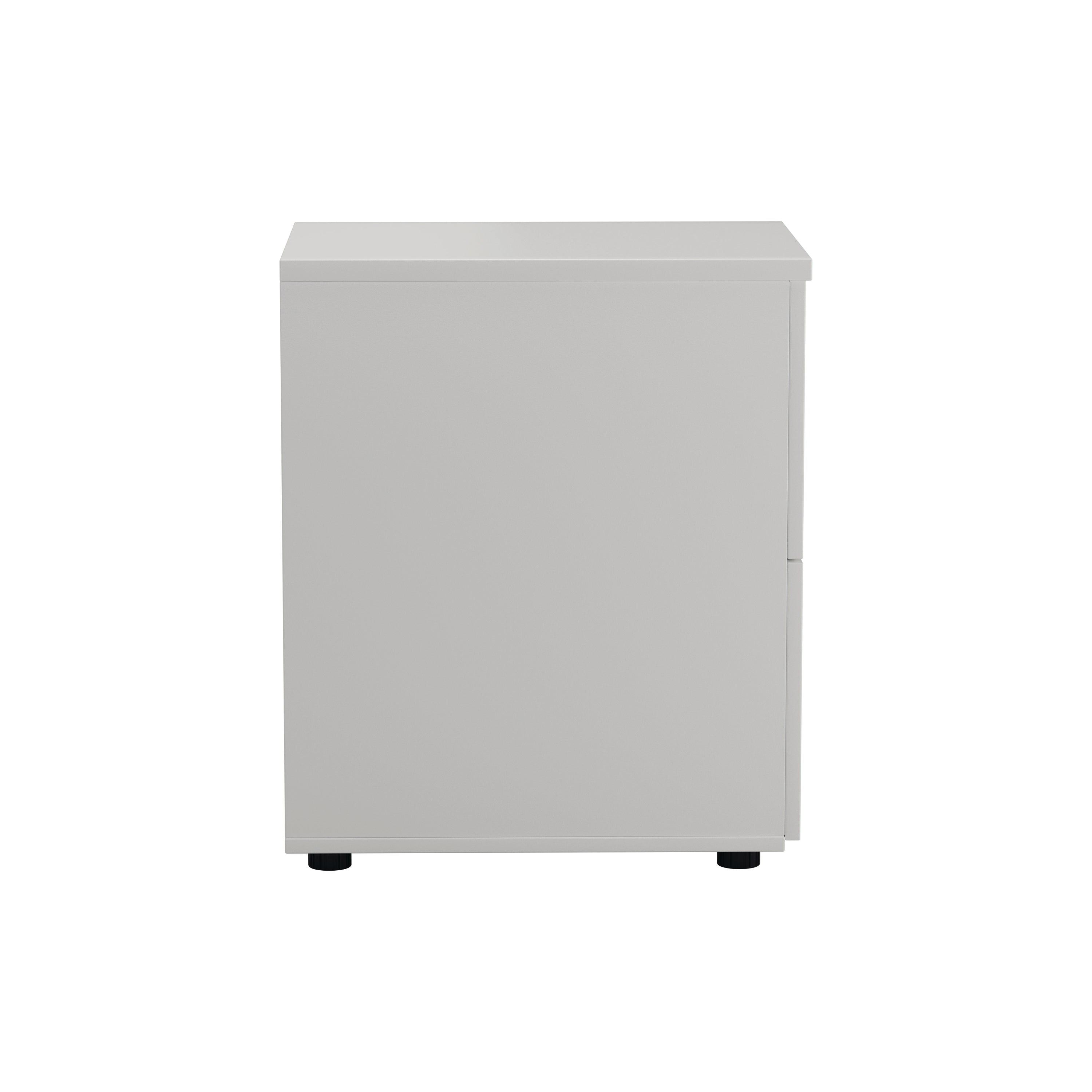 Jemini 2 Drawer Filing Cabinet 464x600x710mm White Kf78666