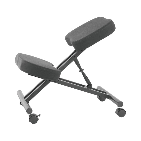Jemini Kneeling Chair Black 800x200x480mm Kf78705