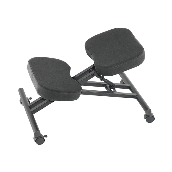 Jemini Kneeling Chair Black 800x200x480mm Kf78705
