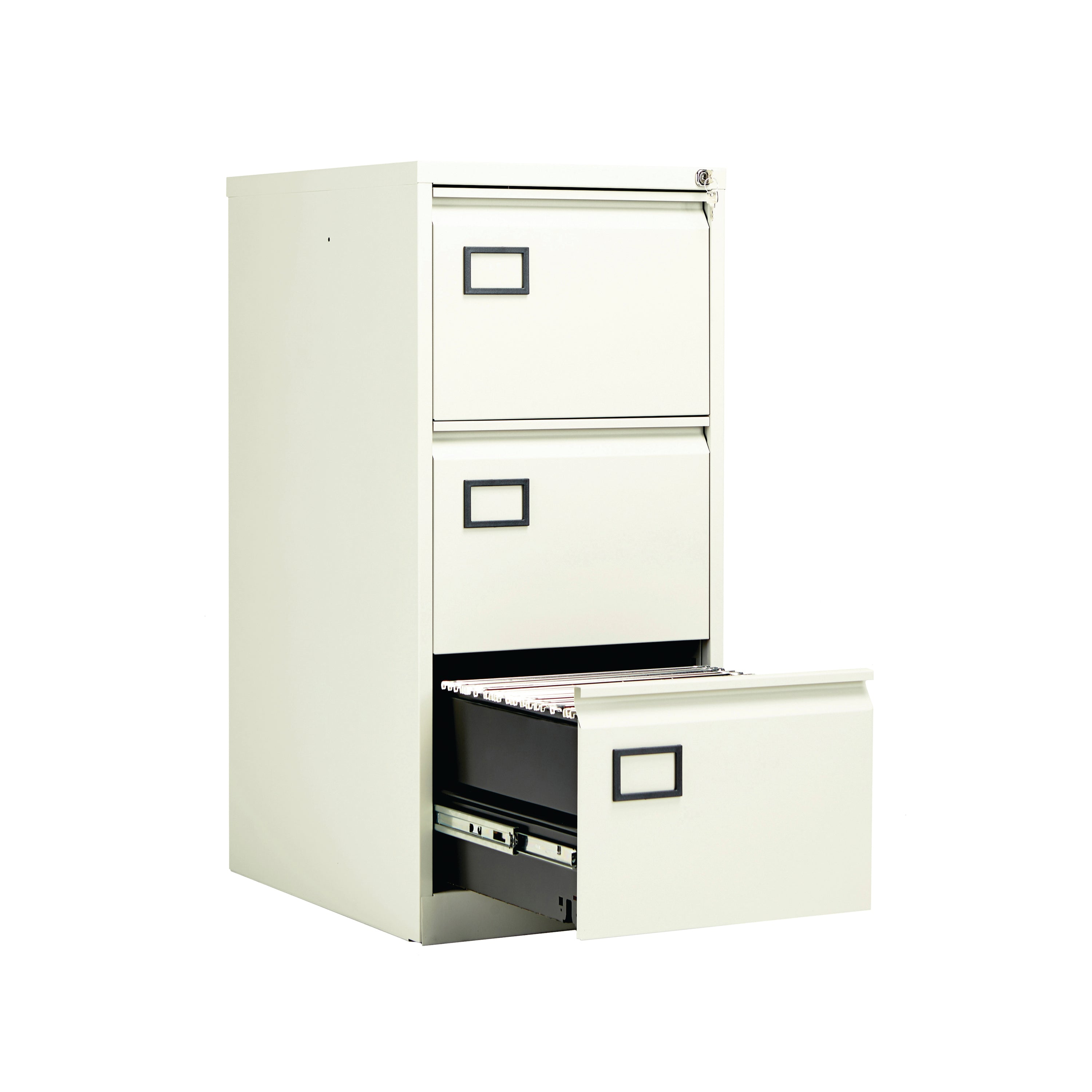Jemini 3 Drawer Filing Cabinet 470x622x1016mm White Kf78707