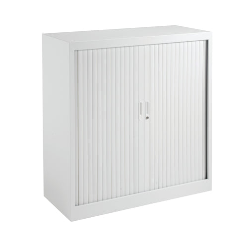 Talos Side Opening Tambour Unit 1000x450x1050mm White KF78759