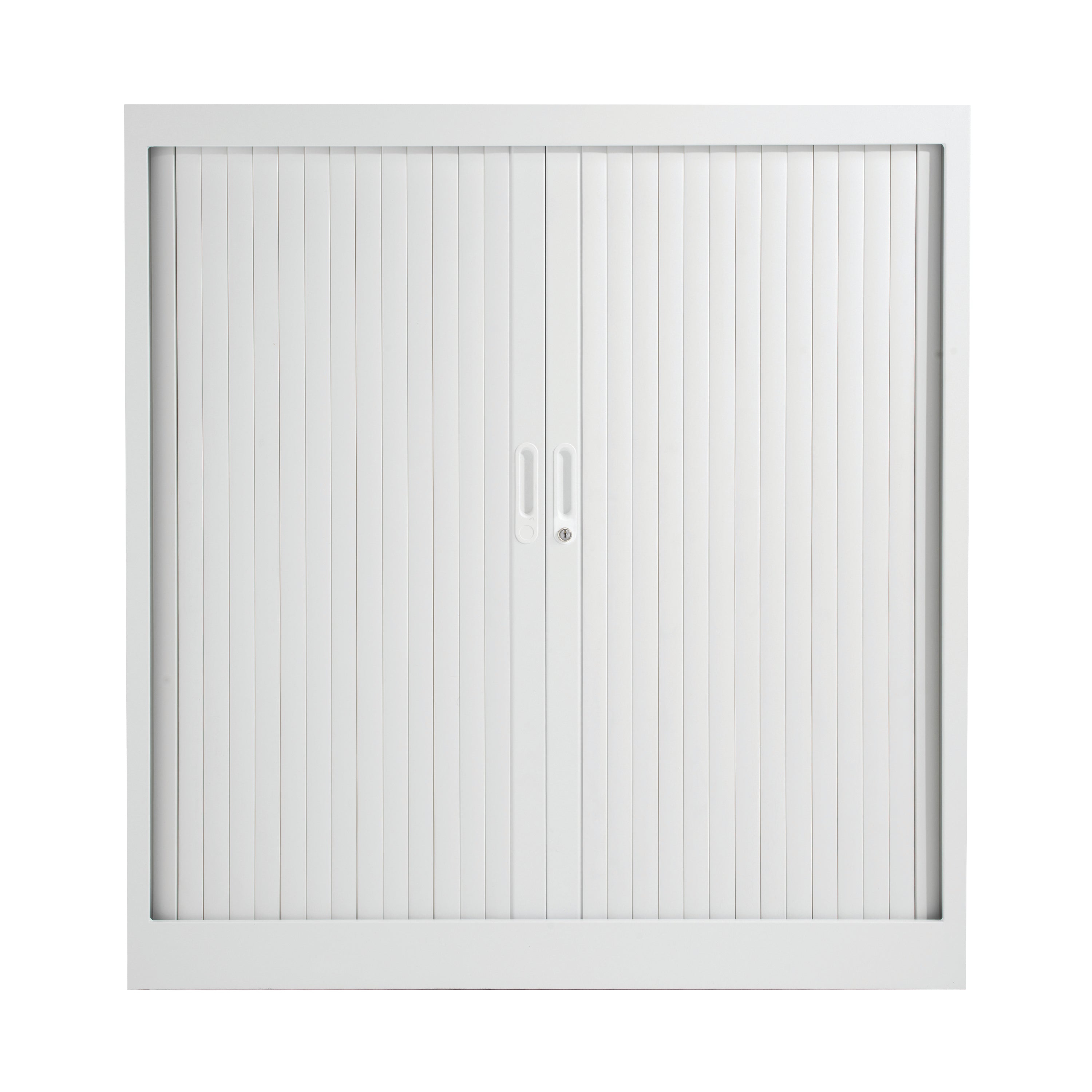 Talos Side Opening Tambour Unit 1000x450x1050mm White KF78759