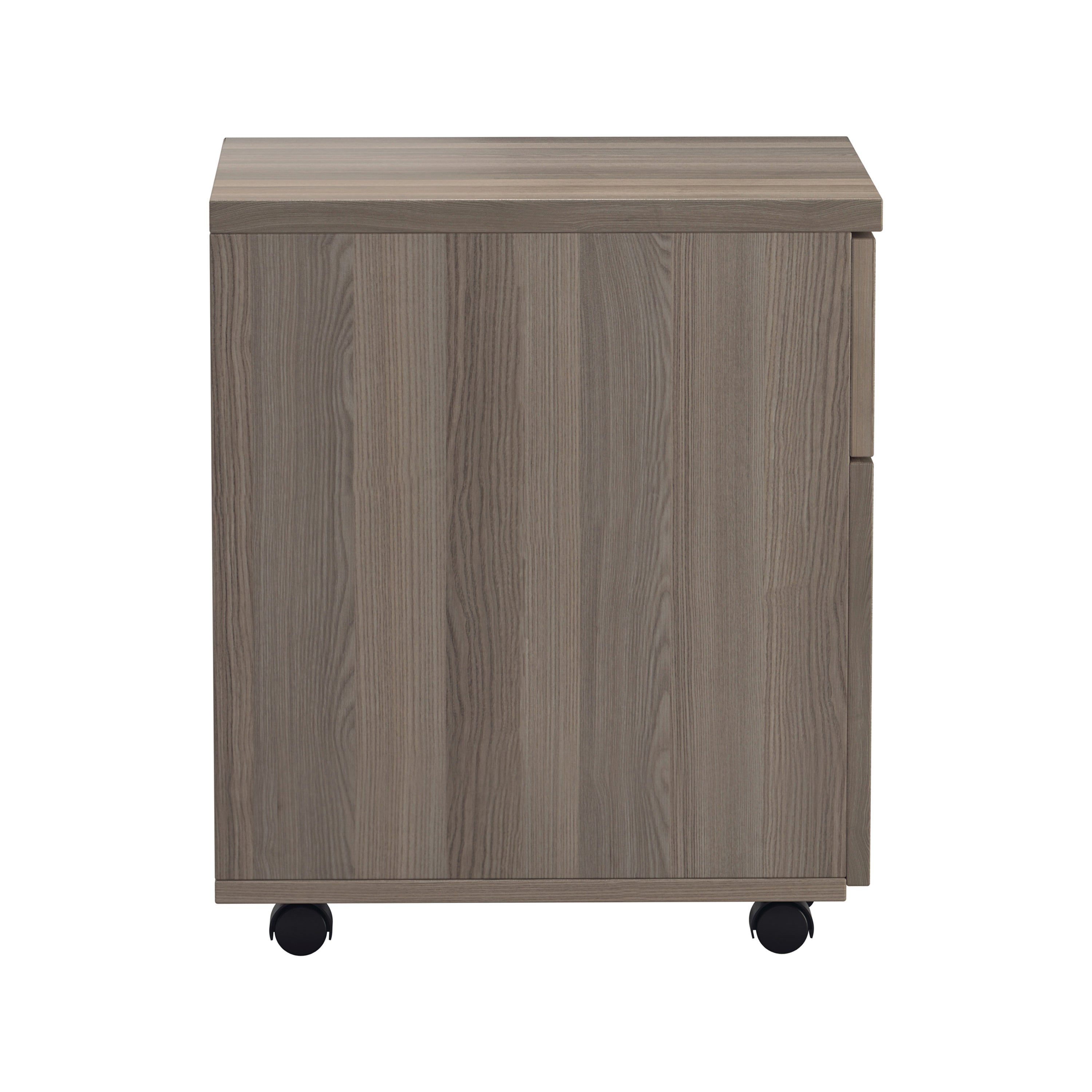Jemini 2 Drawer Mobile Pedestal 404x500x595mm Grey Oak Kf78943