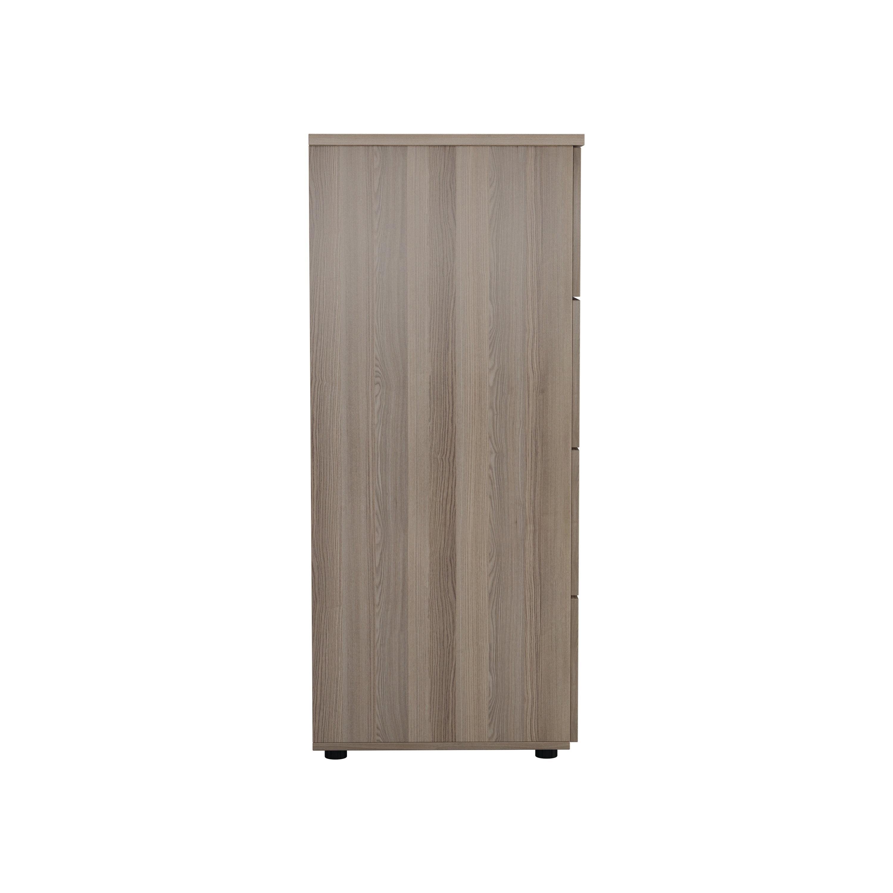 Jemini 4 Drawer Filing Cabinet 464x600x1365mm Grey Oak Kf78955