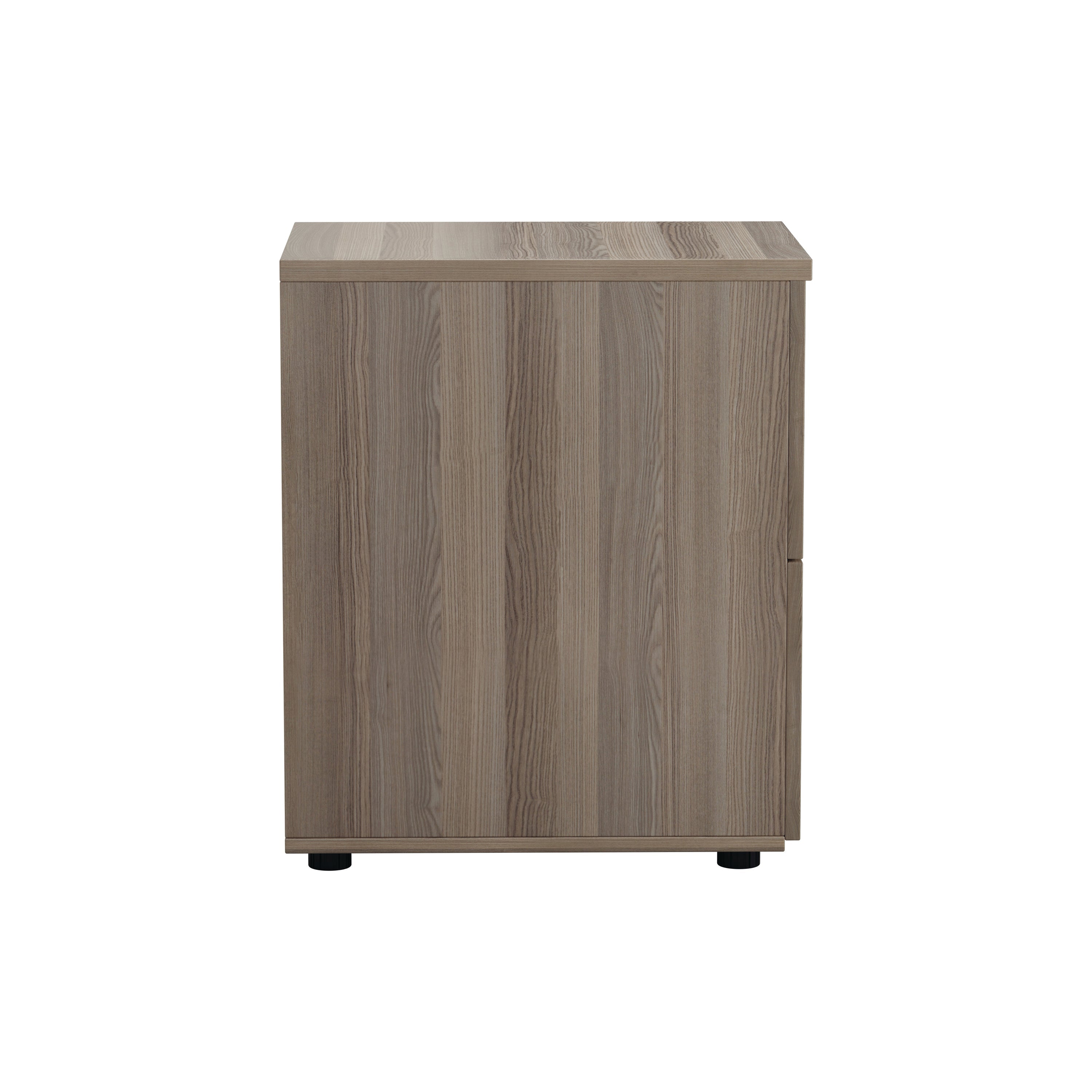 Jemini 2 Drawer Filing Cabinet 464x600x710mm Grey Oak Kf78957