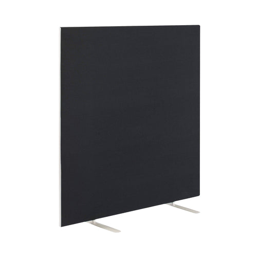 Jemini Floor Standing Screen 1600x25x1800mm Black Kf79015