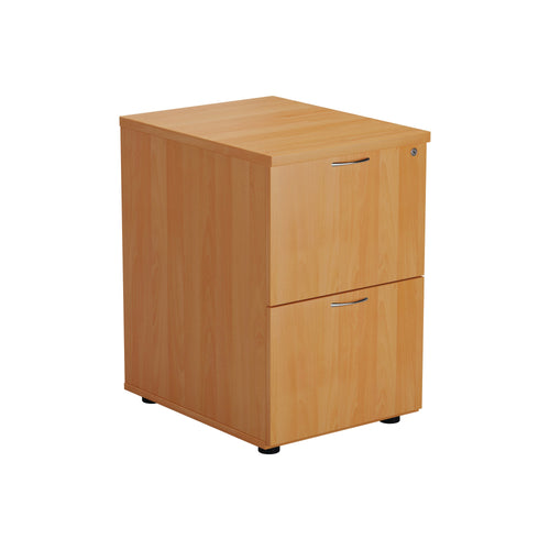 Jemini 2 Drawer Filing Cabinet 464x600x710mm Beech Kf79455