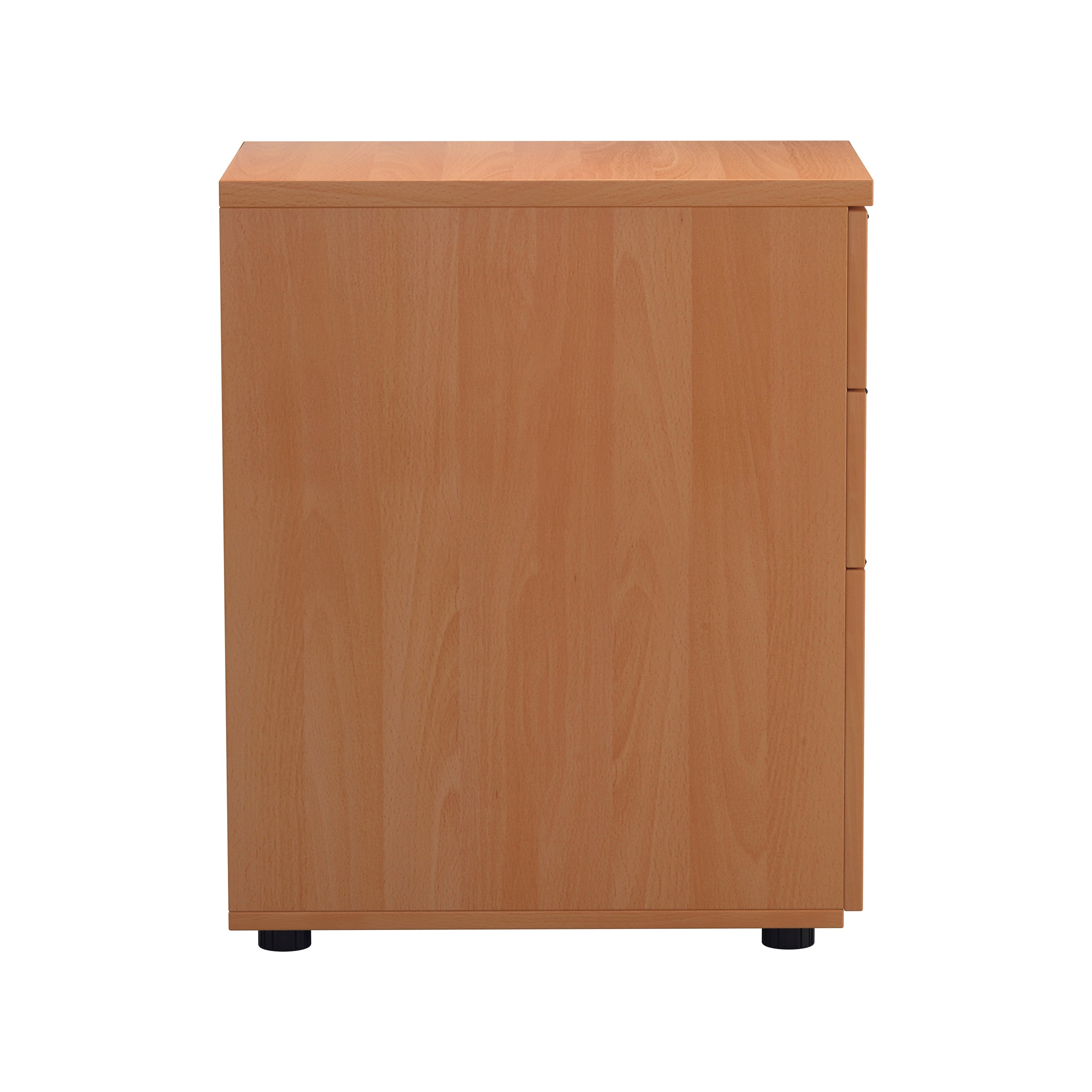 Jemini 3 Drawer Desk High Pedestal 404x600x730mm Beech Kf79738