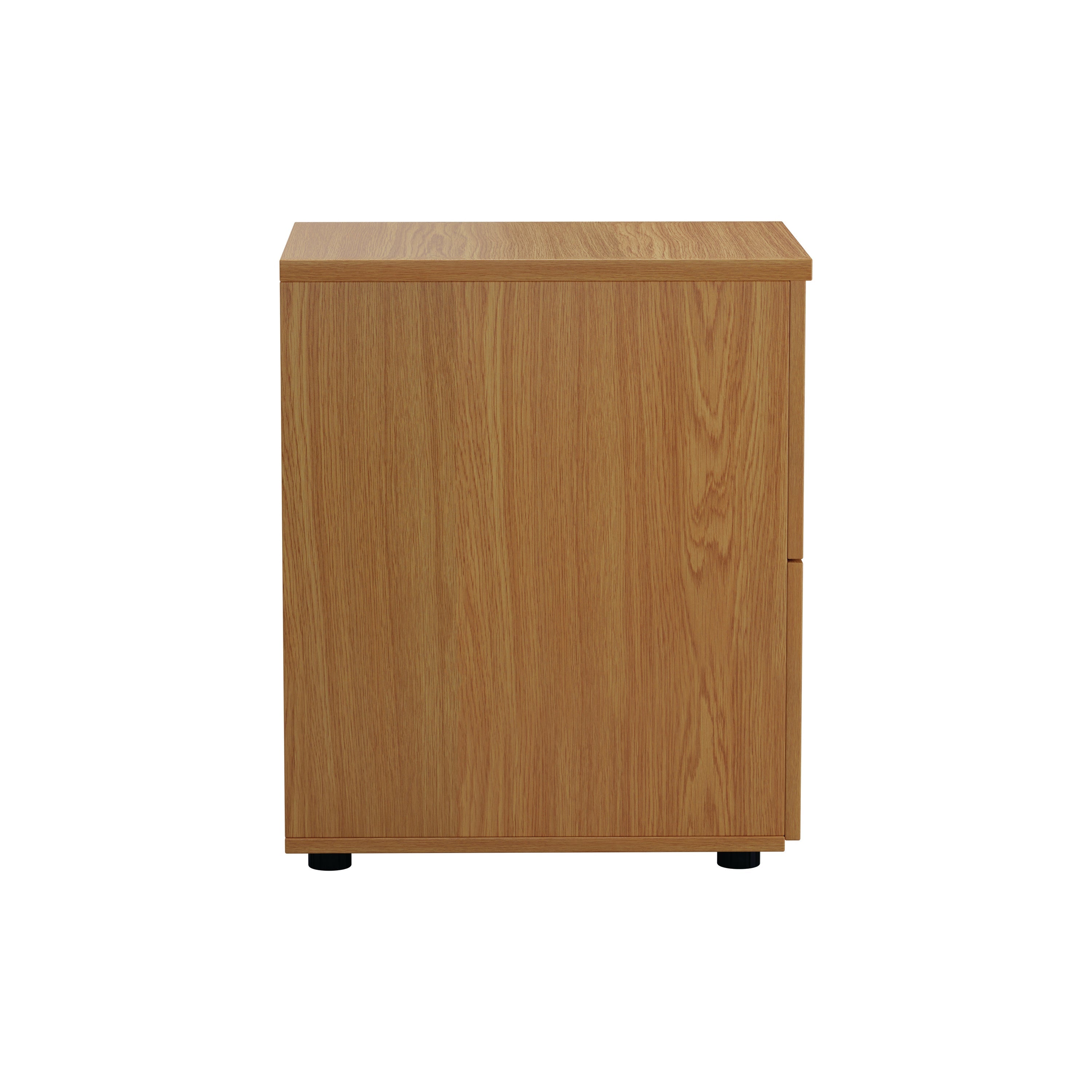Jemini 2 Drawer Filing Cabinet 464x600x710mm Nova Oak Kf79856