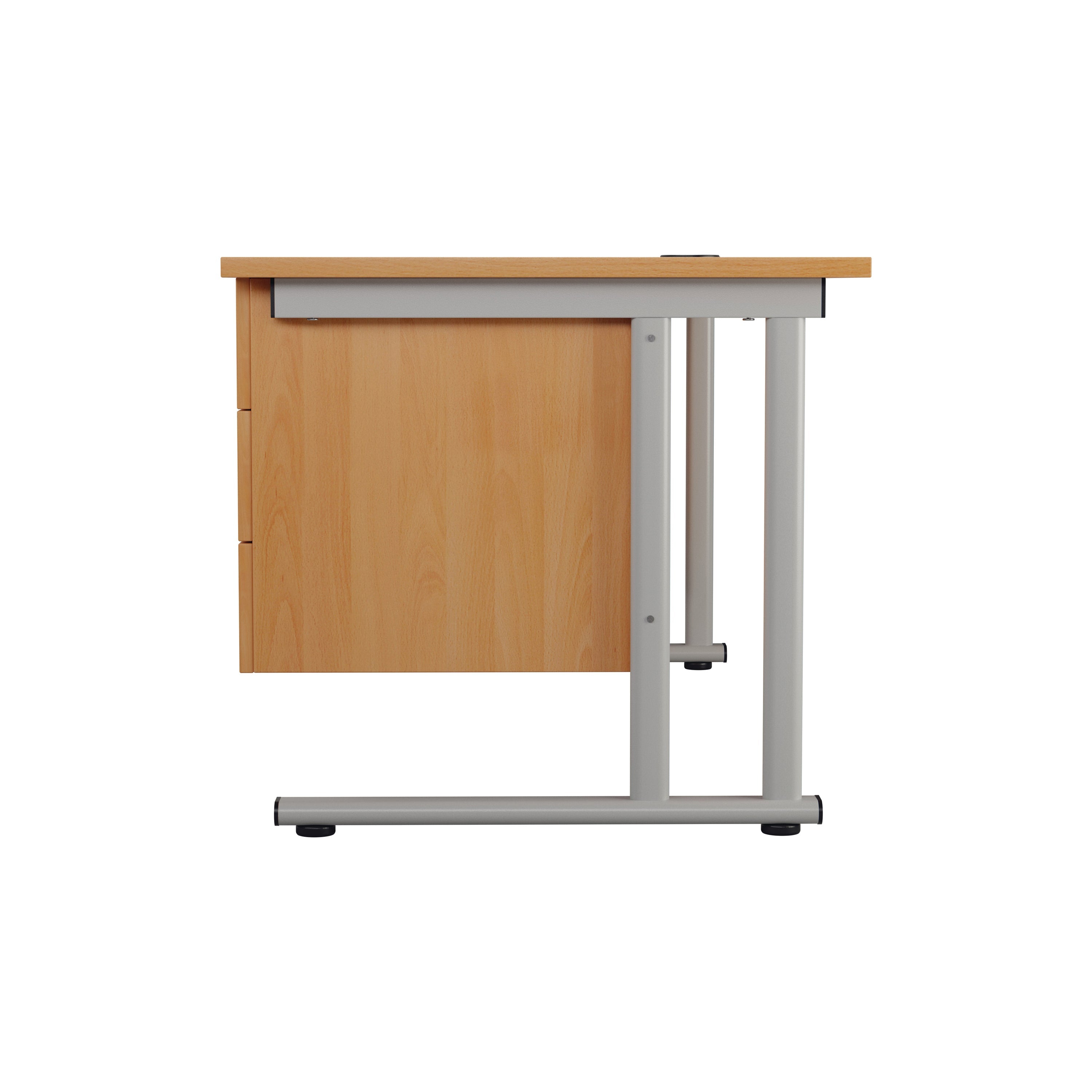 Jemini 3 Drawer Fixed Pedestal 400x500x495mm Beech Kf79866