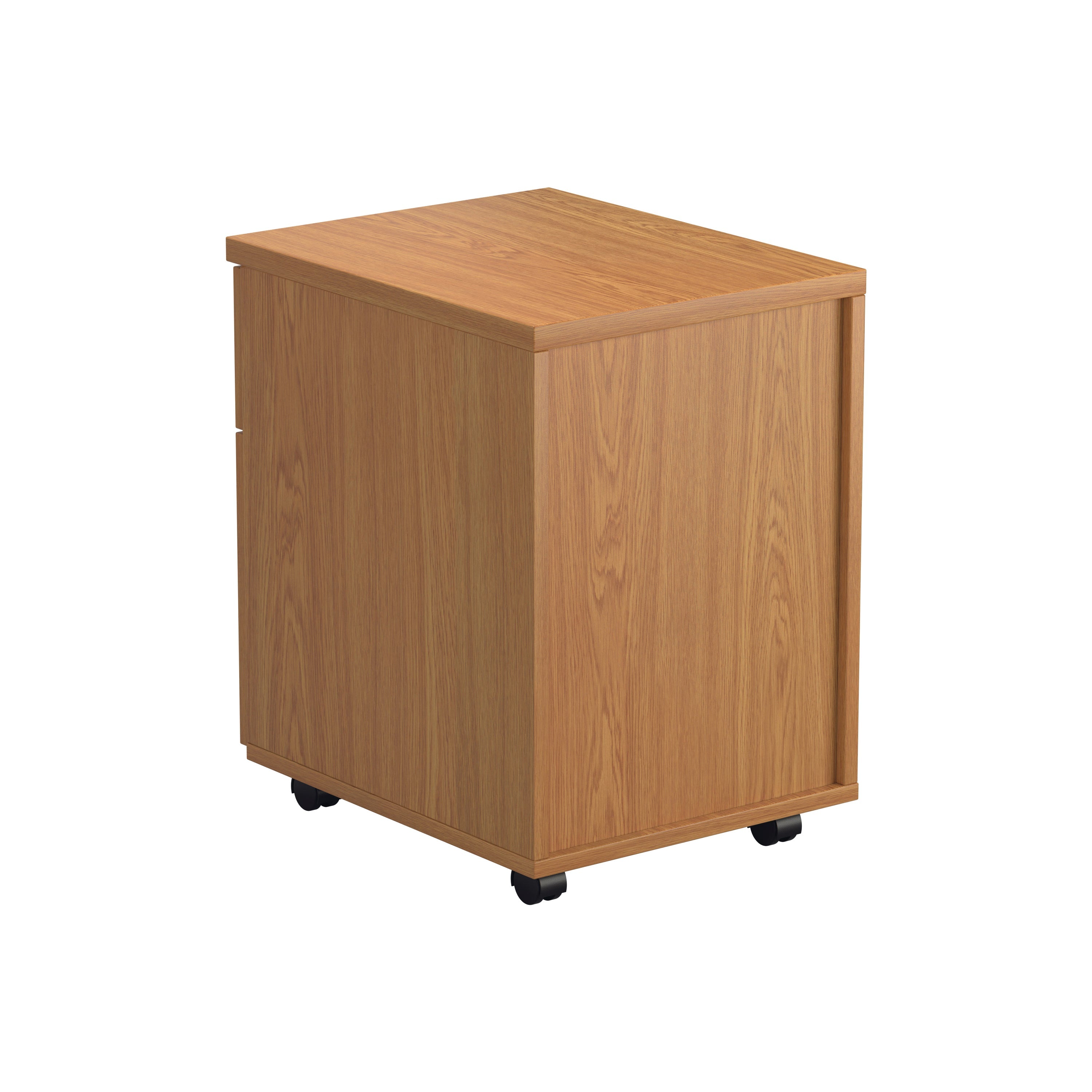 Jemini 2 Drawer Mobile Pedestal 404x500x595mm Nova Oak Kf79872