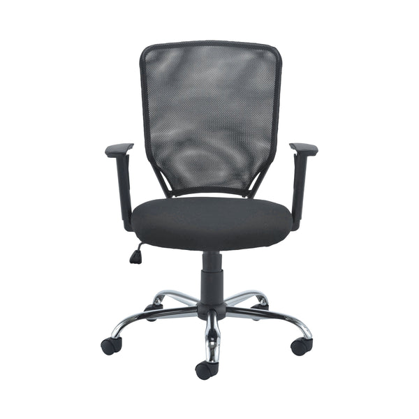 Jemini Low Back Operator Mesh Back Chair 600x600x940-1030mm Black Kf79885