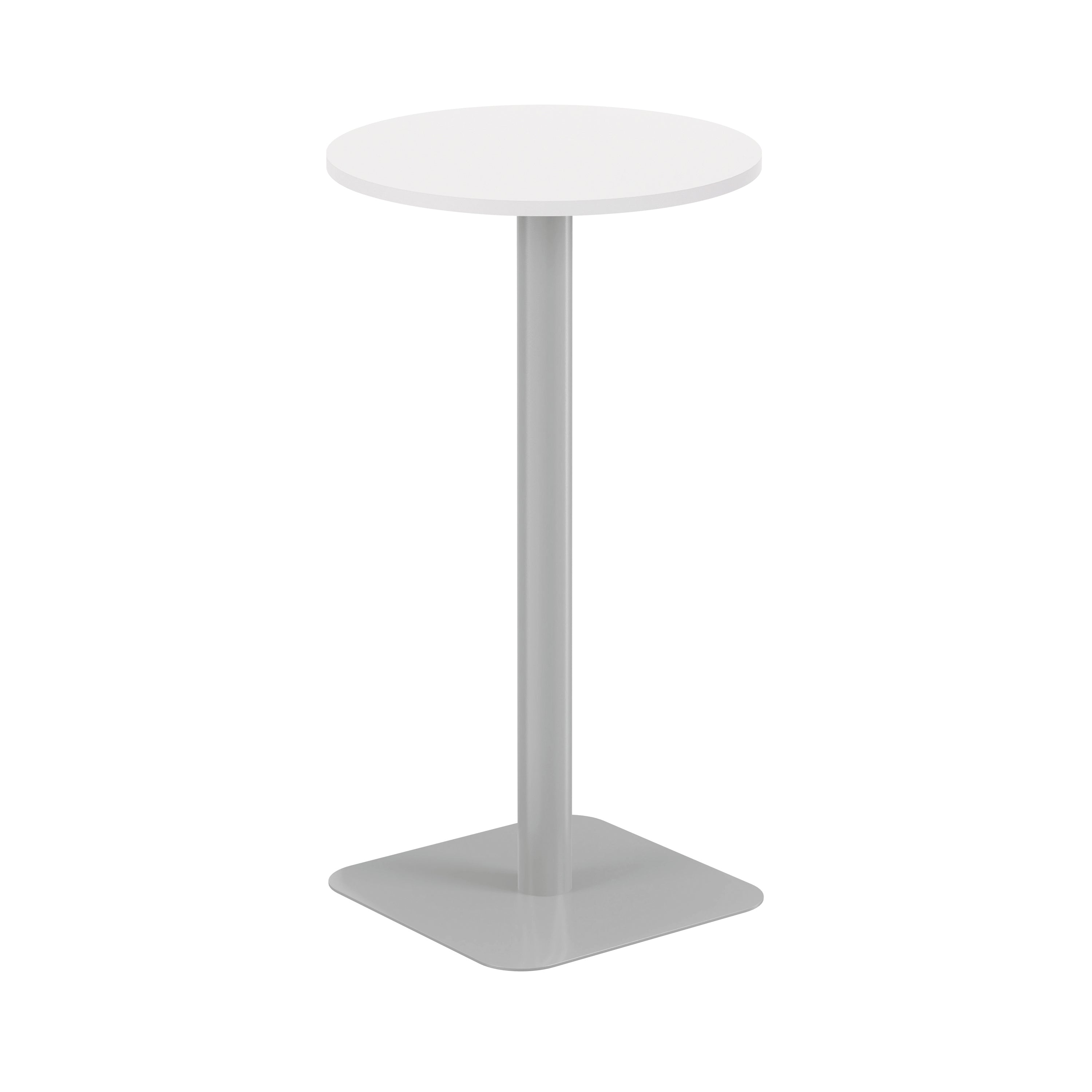 Jemini Origin 600mm High Table White/silver Kf800157