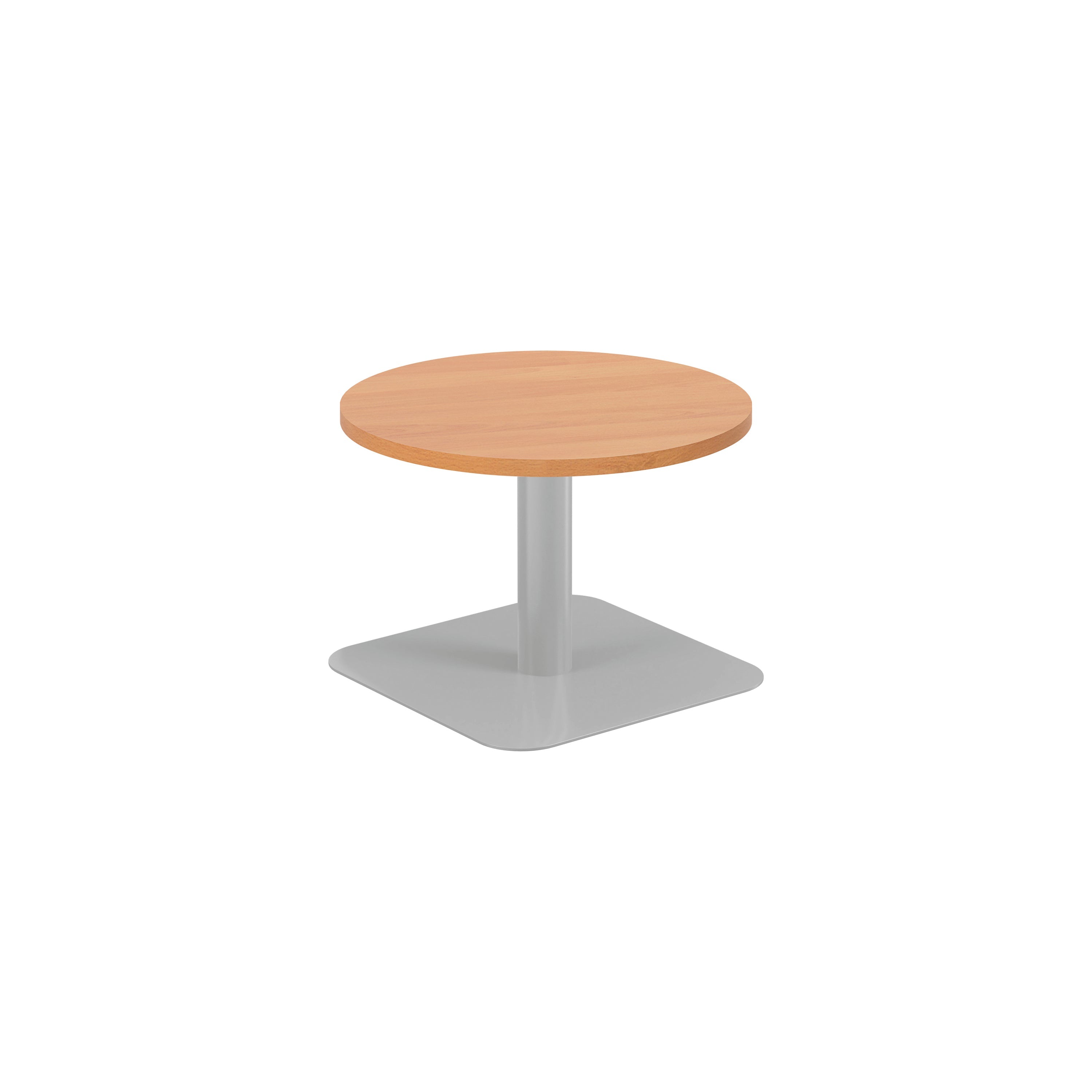 Jemini Origin 600mm Low Table Beech/silver Kf800173