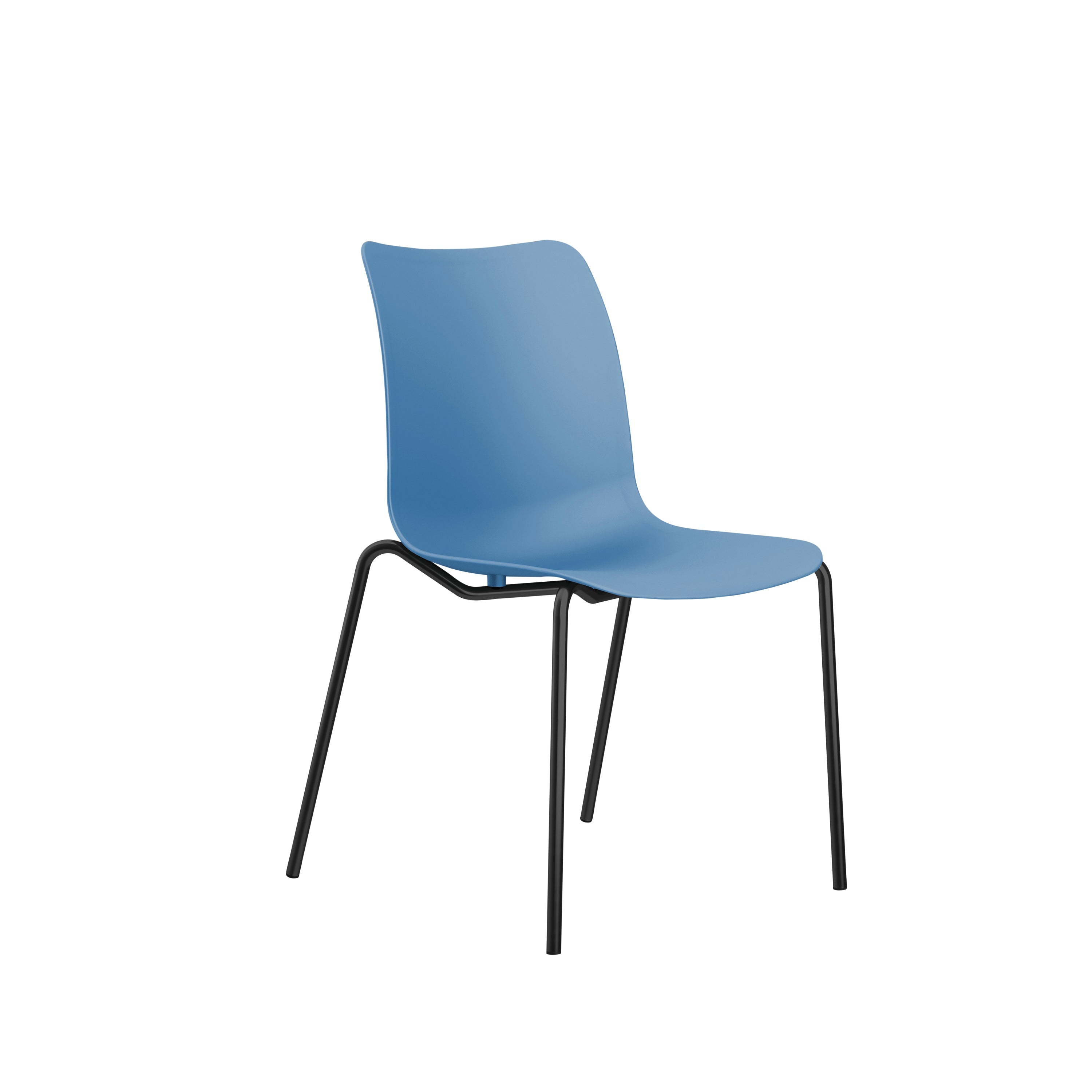 Jemini Flexi 4 Leg Chair Blue Kf80399
