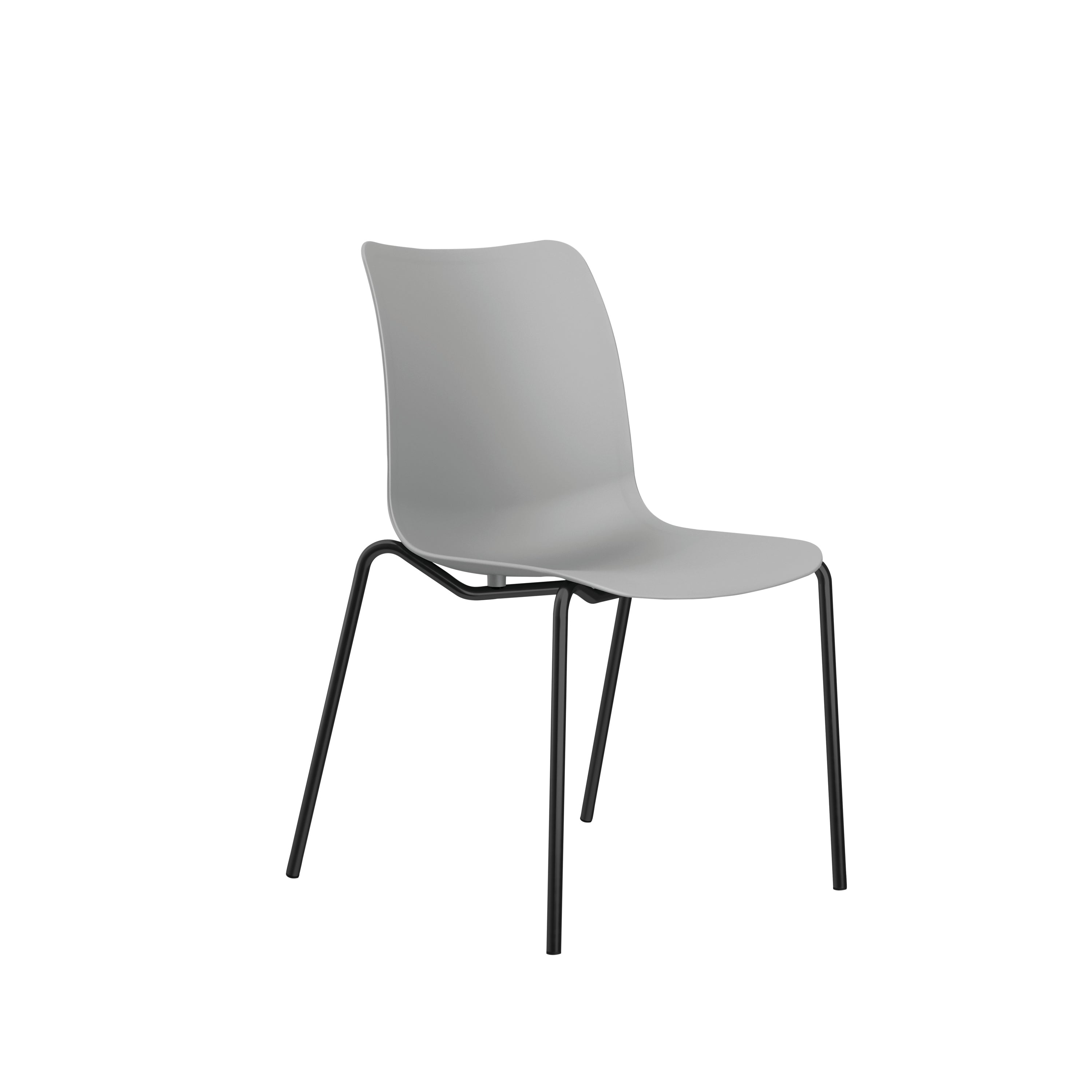 Jemini Flexi 4 Leg Chair Grey Kf81064