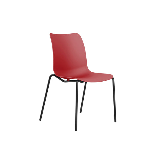 Jemini Flexi 4 Leg Chair Red Kf81065