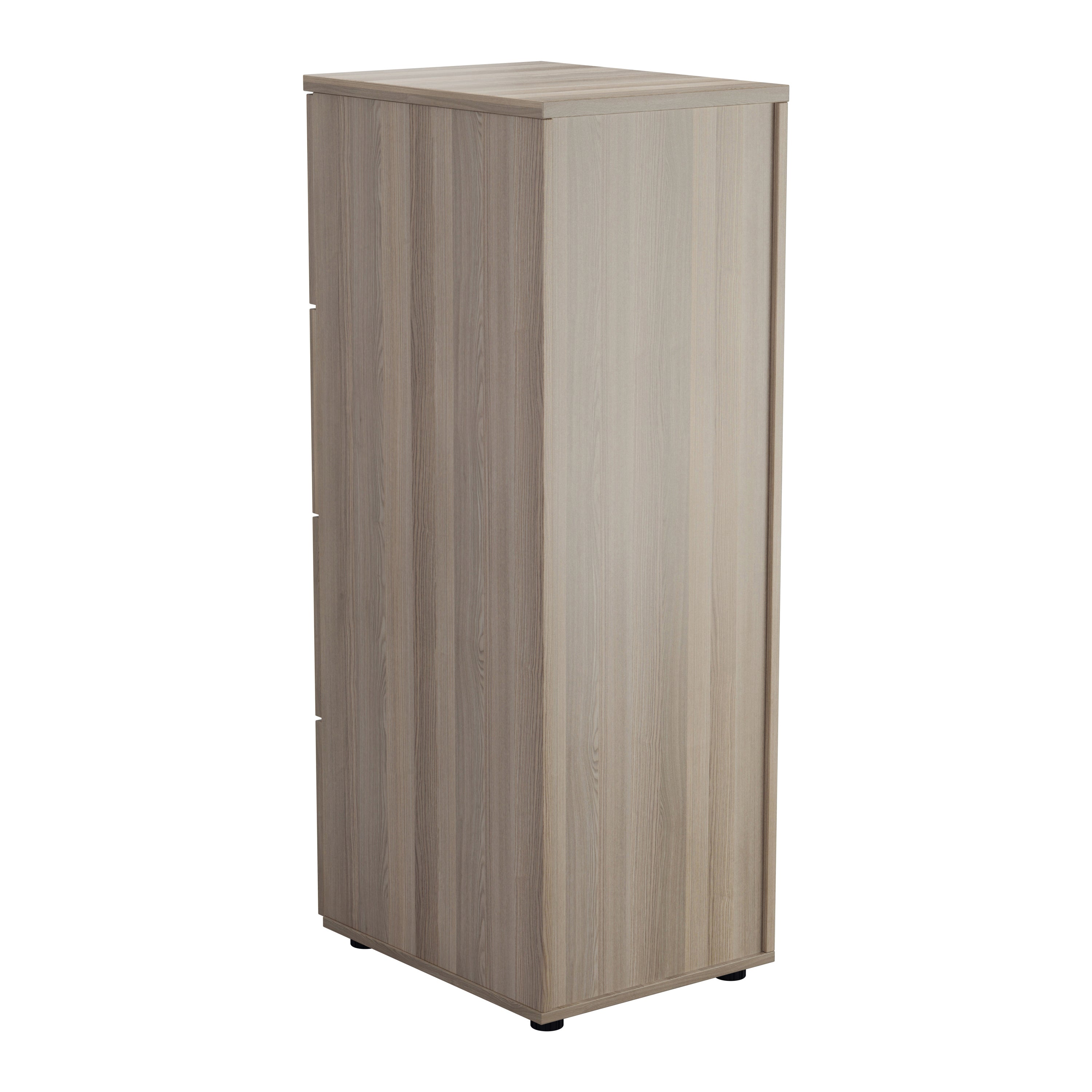 Jemini Essentials 4 Drawer Filing Cabinet 464x600x1365mm Grey Oak Kf81091