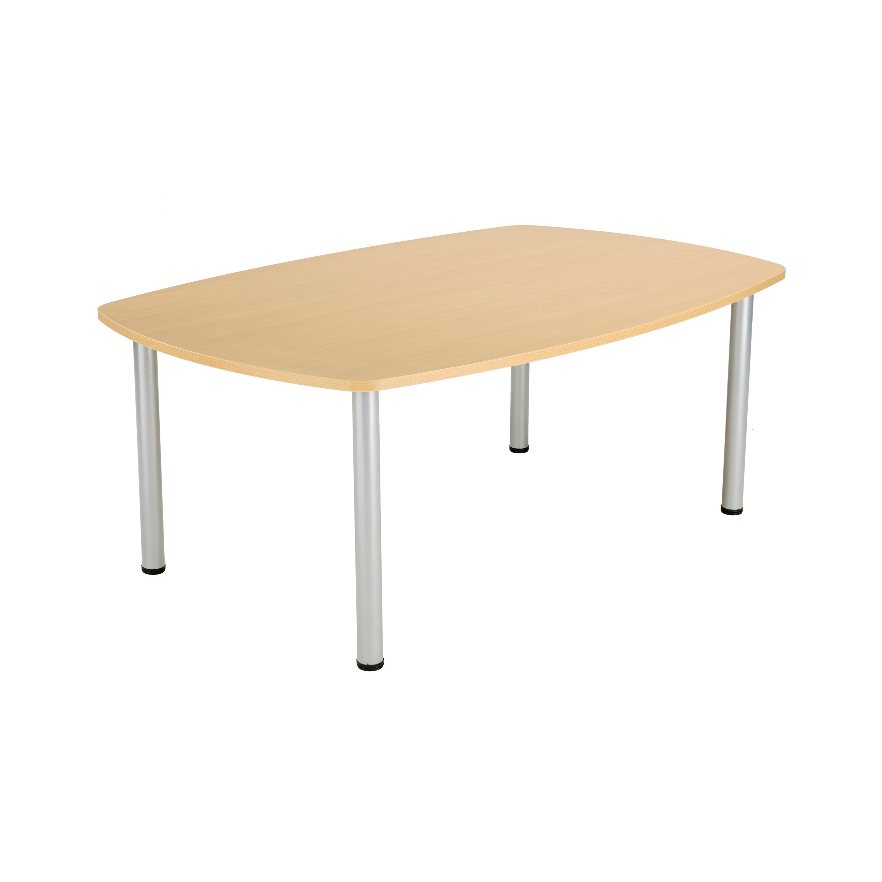 Jemini Boardroom Table 1800x1200x730mm Nova Oak/silver Kf816517