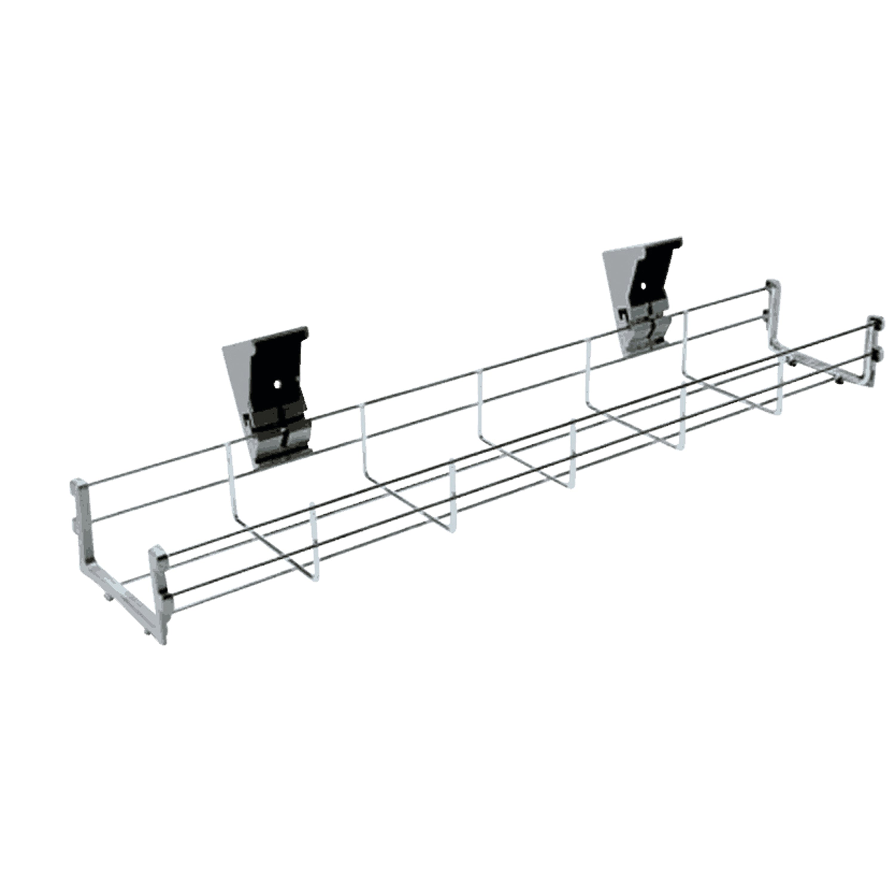 Jemini 800mm Wire Basket For 1000mm Desks Silver Kf81980