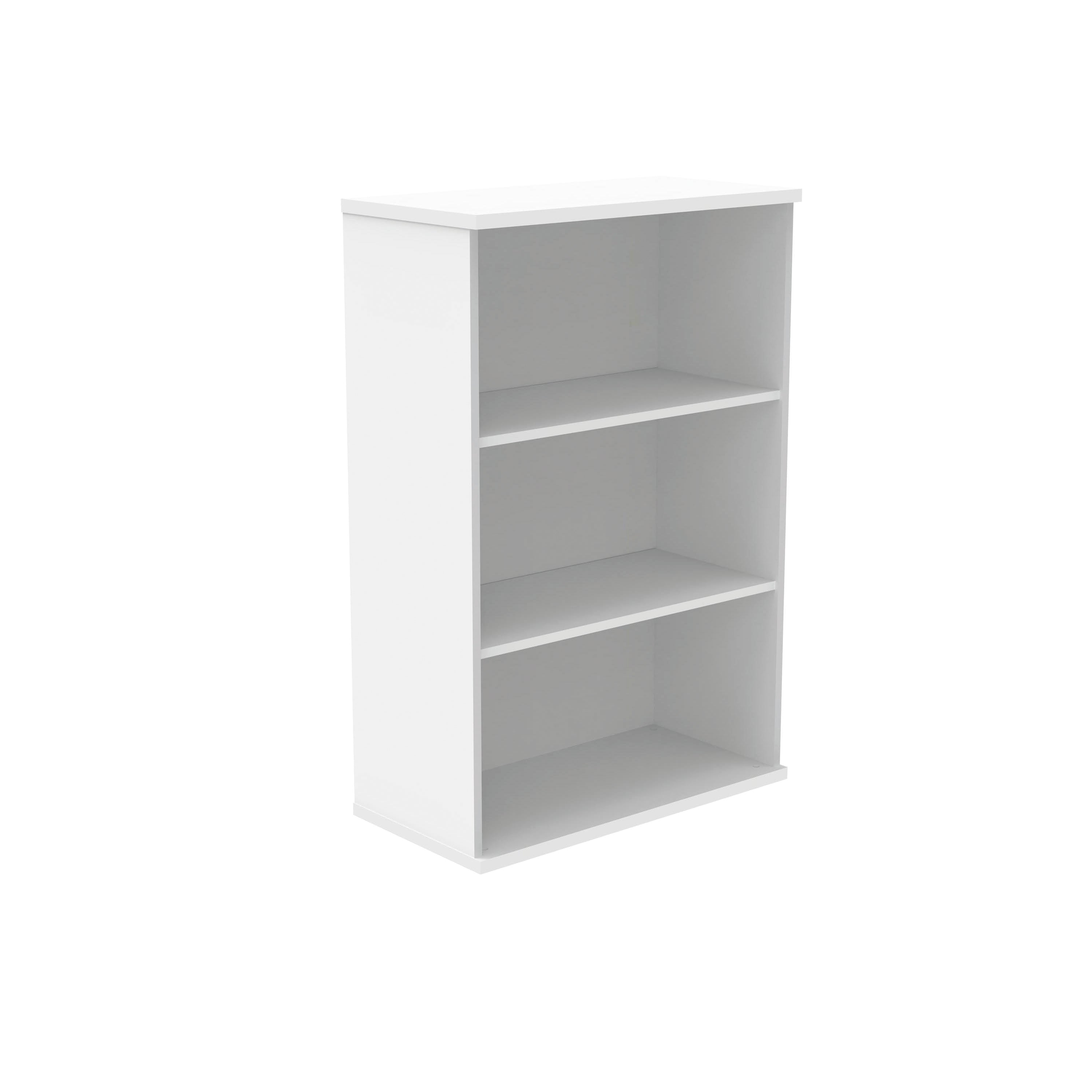 Polaris Bookcase 2 Shelf 800x400x1204mm Arctic White KF821106