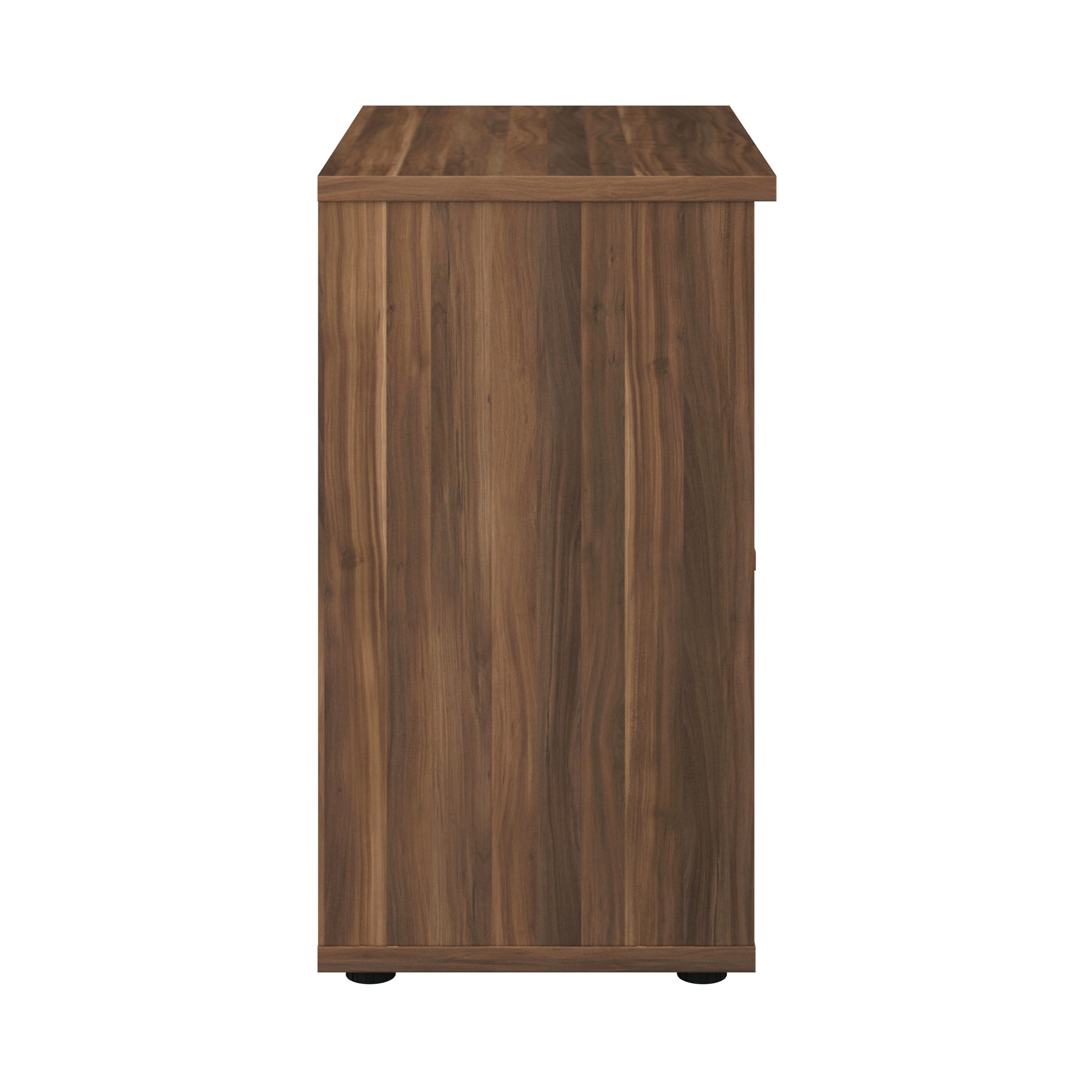 Jemini Bookcase 800x450x800mm Dark Walnut Kf822301