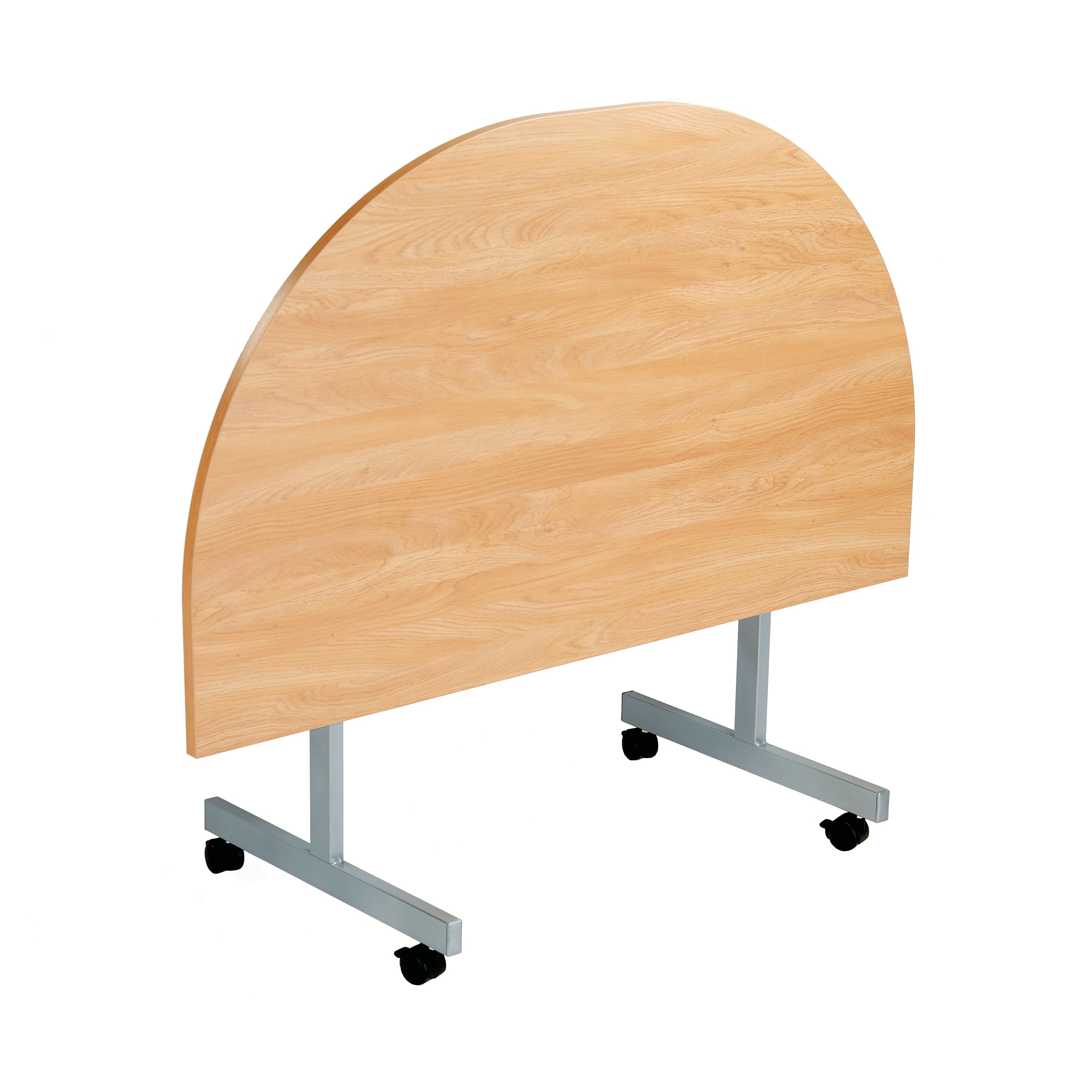 Jemini D-end Tilt Table 1400x800x720mm Beech/Silver – (Pack of 1)