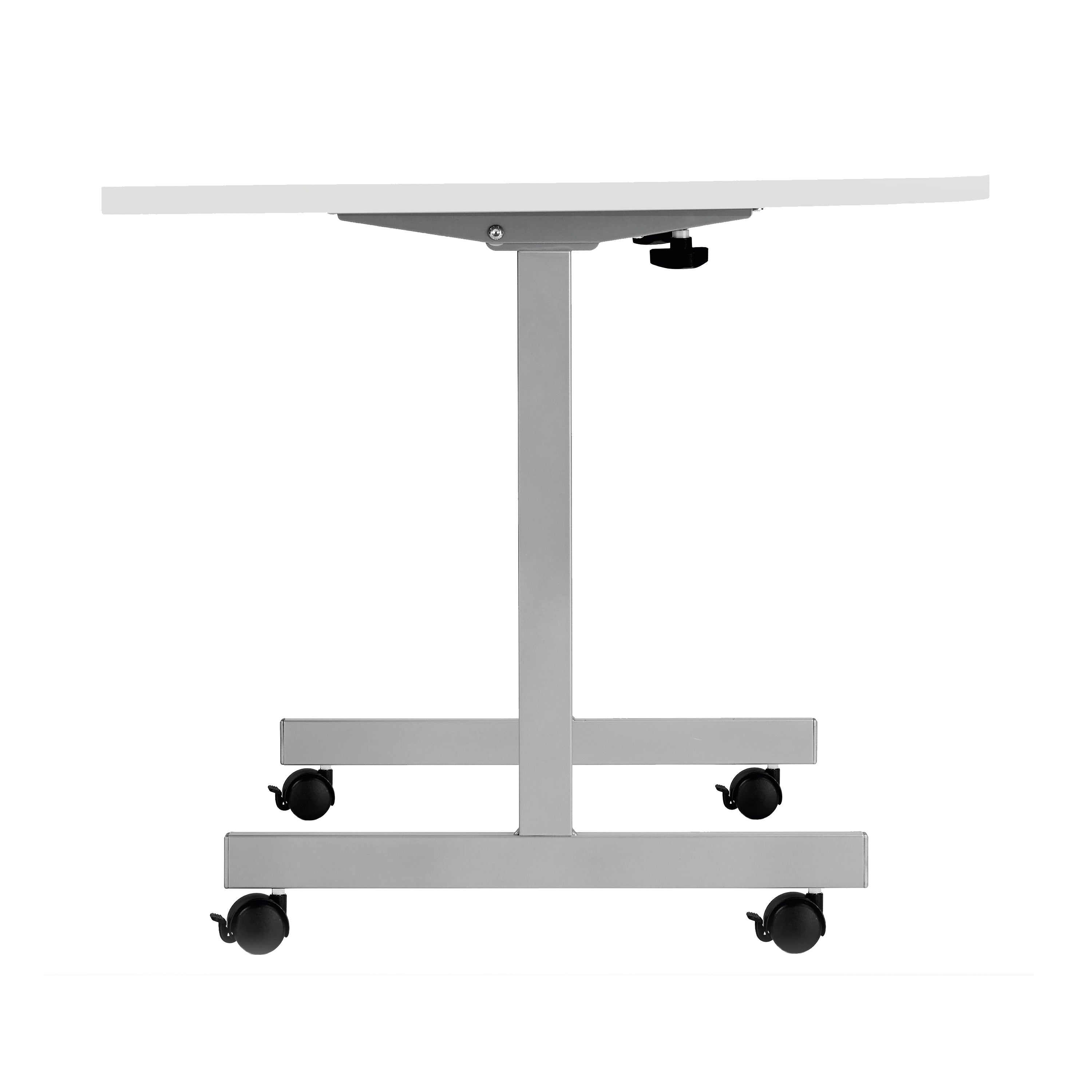 Jemini D-end Tilt Table 1400x700x720mm White/Silver – (Pack of 1)
