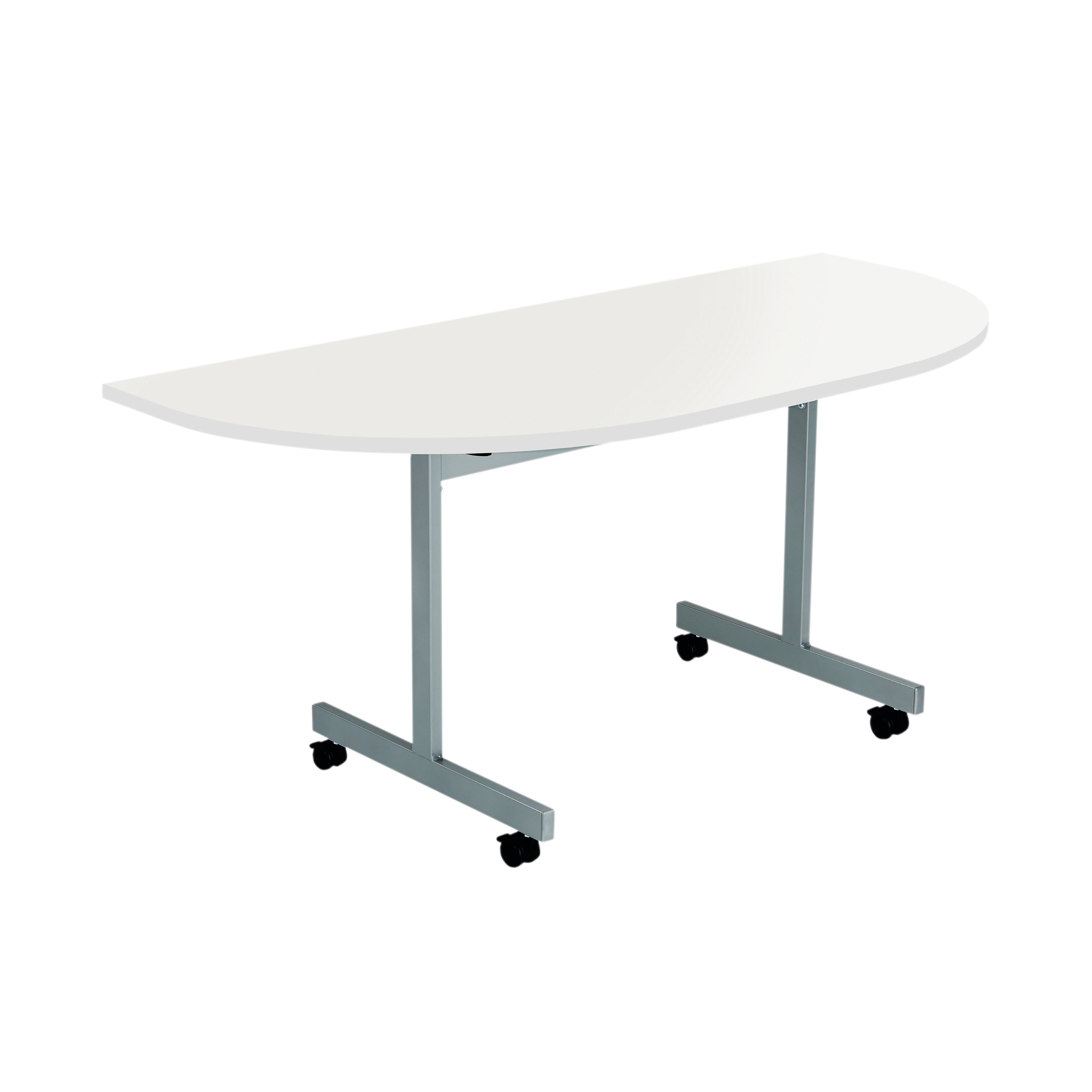 Jemini D-end Tilt Table 1600x800x720mm White/silver