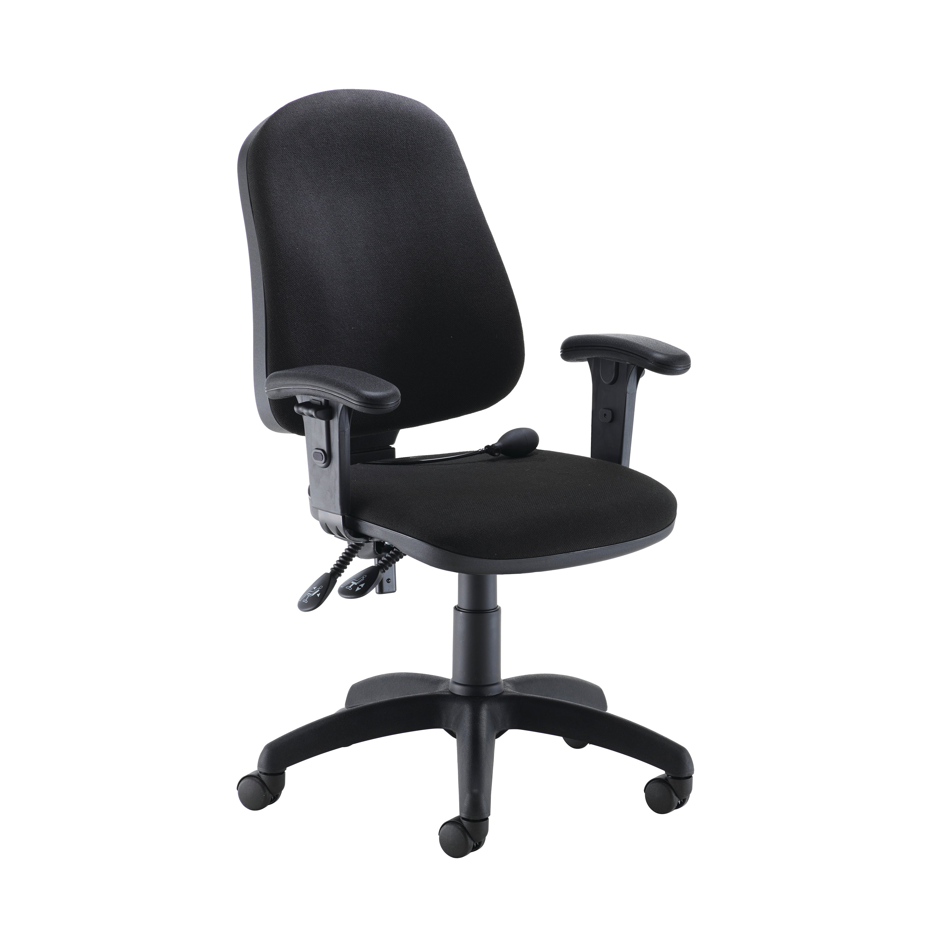 Jemini Intro Posture Chair With Arms 640x640x990-1160mm Black Kf822592