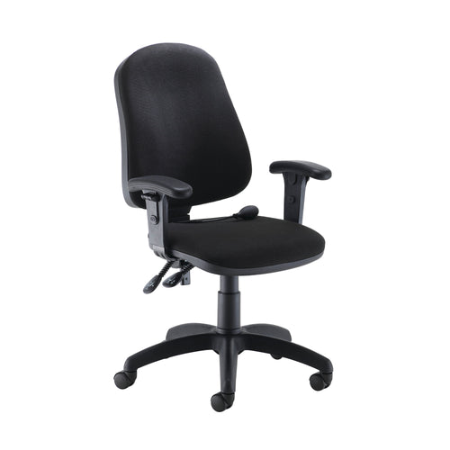 Jemini Intro Posture Chair With Arms 640x640x990-1160mm Black Kf822592