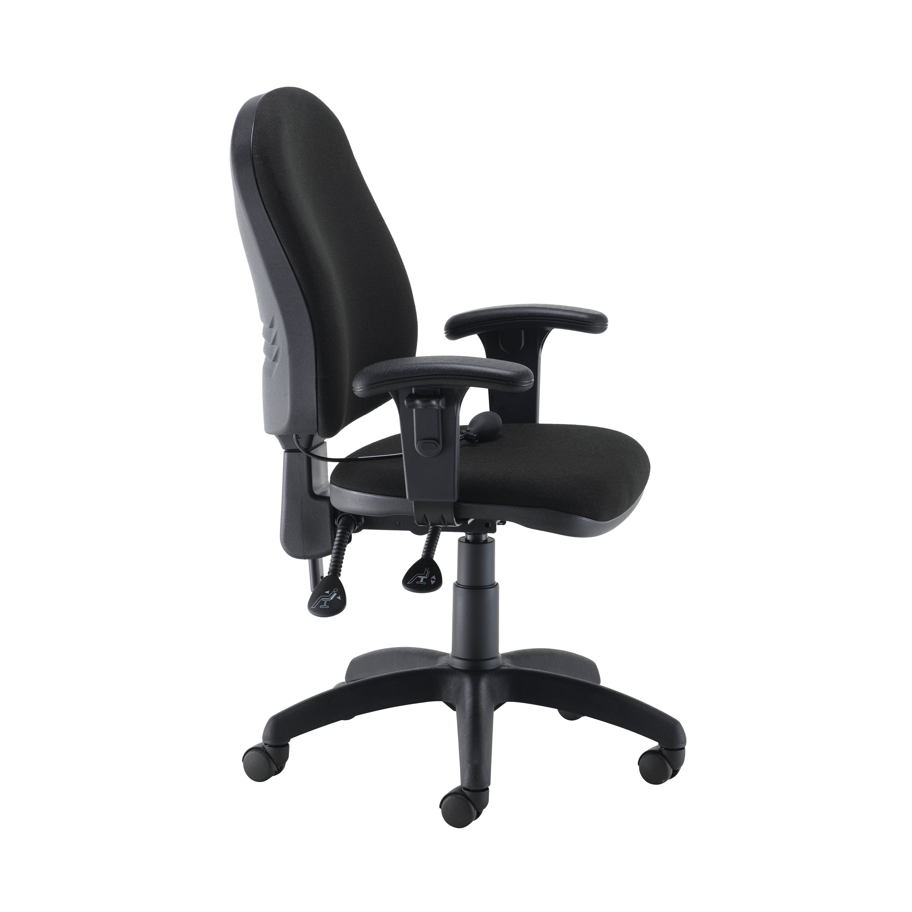Jemini Intro Posture Chair With Arms 640x640x990-1160mm Black Kf822592