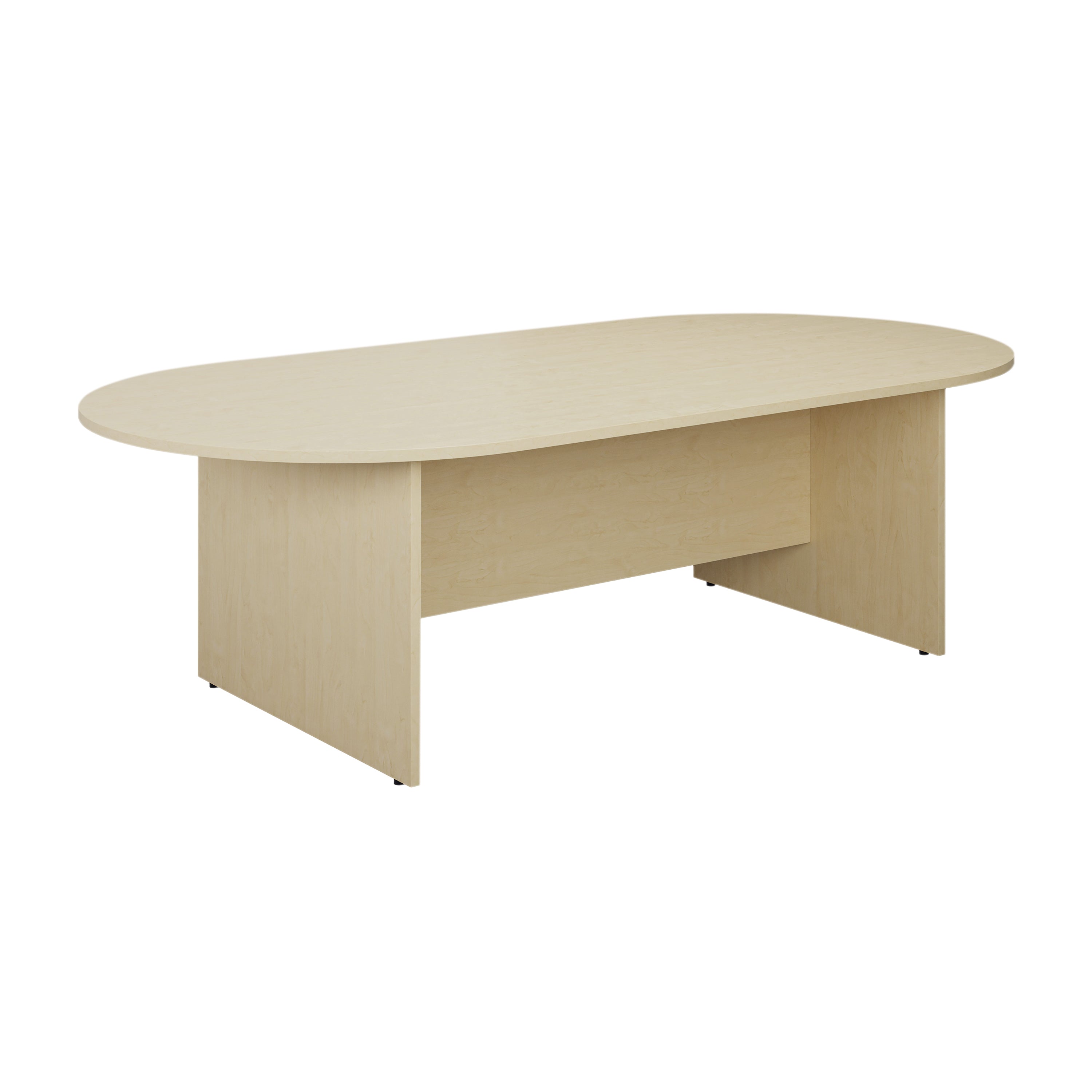 Jemini D-end Meeting Table 1800x1000x730mm Maple – (Pack of 1)