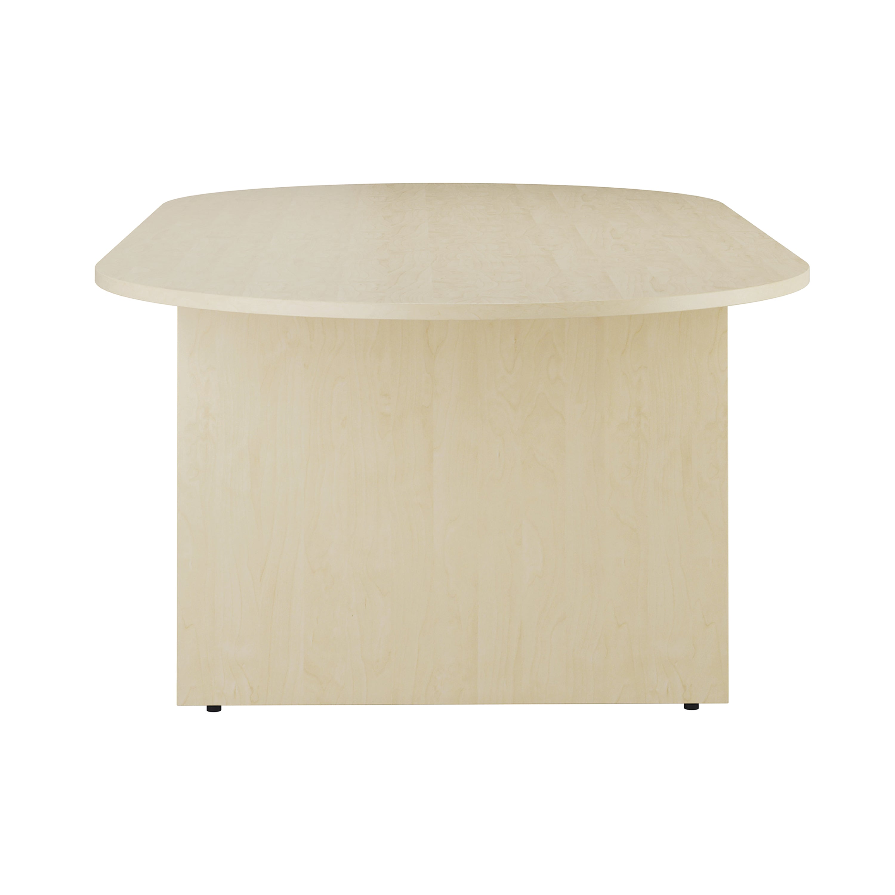 Jemini D-end Meeting Table 1800x1000x730mm Maple – (Pack of 1)