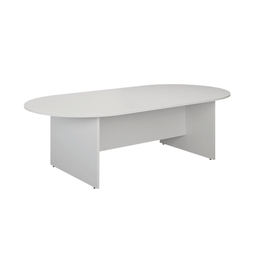 Jemini D-end Meeting Table 1800x1000x730mm White – (Pack of 1)