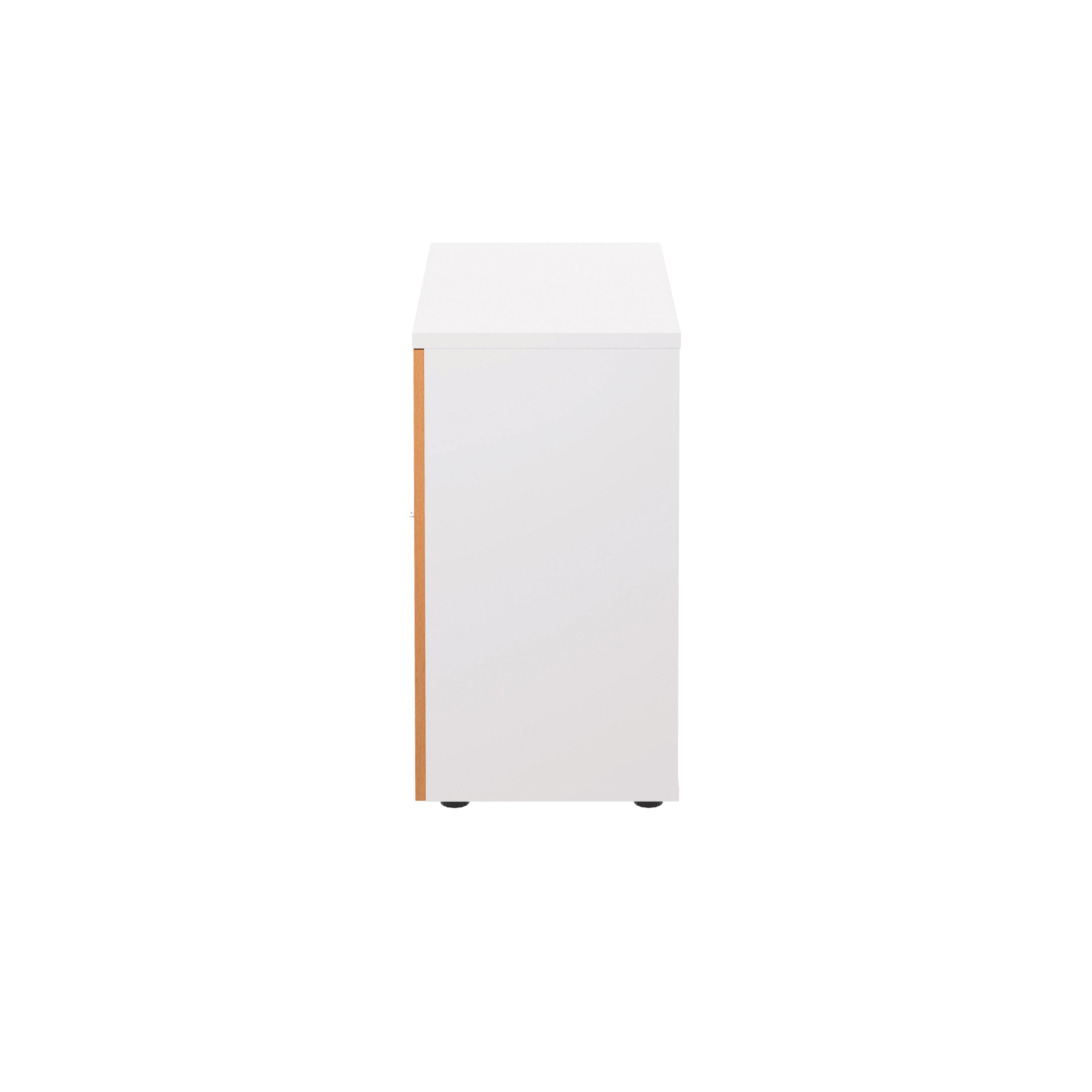Jemini Cupboard 800x450x800mm White/beech Kf822684